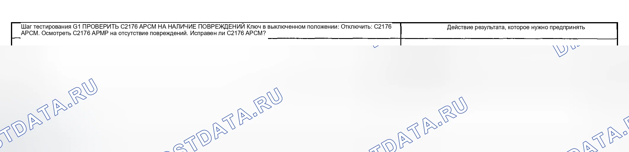 Рис. 76: диагностический тест G: ВСПОМОГАТЕЛЬНЫЙ МОДУЛЬ УПРАВЛЕНИЯ ТРАНСМИССИЕЙ (APCM) НЕ РЕАГИРУЕТ НА ДИАГНОСТИЧЕСКИЙ ИНСТРУМЕНТ (DIE. Ford Pickup F250 Super Duty I