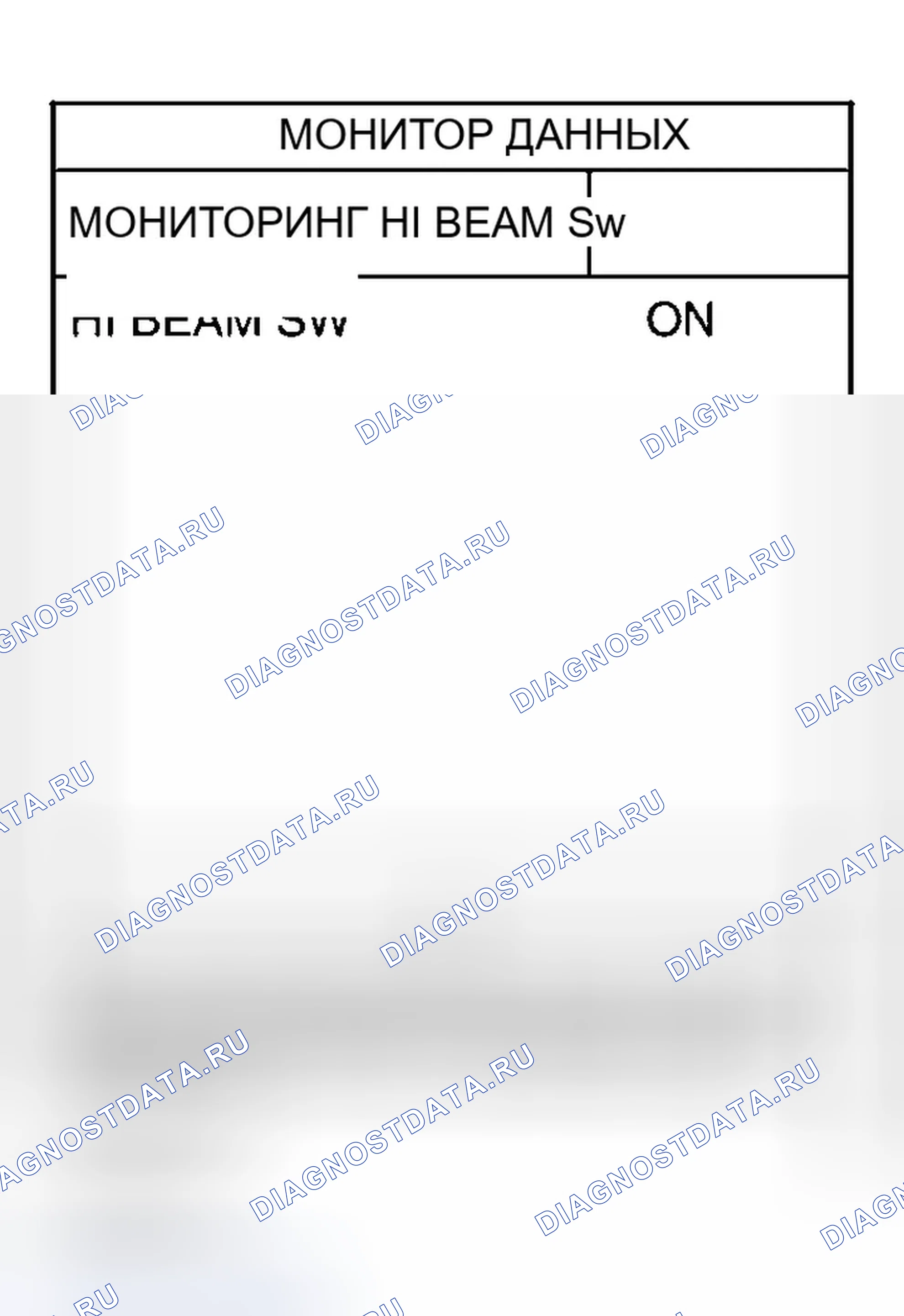 Рис. 396: Фара HI не светится (с обеих сторон). Infiniti G35 III