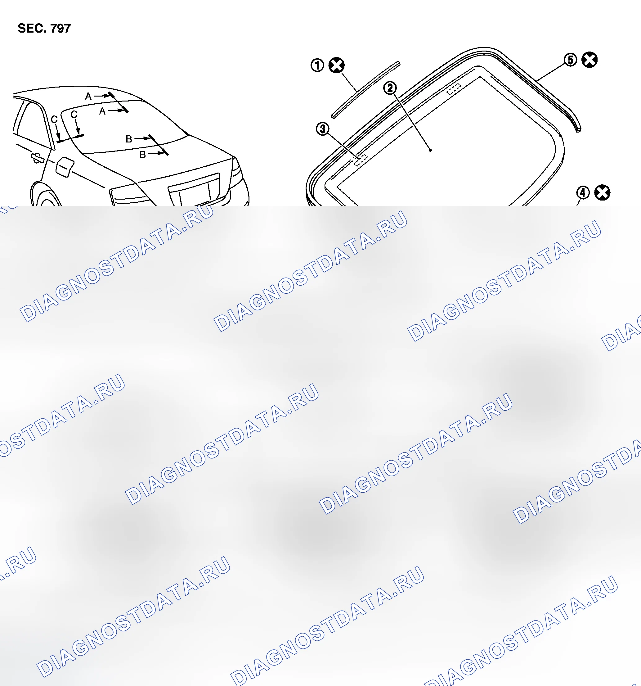 Рис. 3: Демонтаж и монтаж. Infiniti M45 II