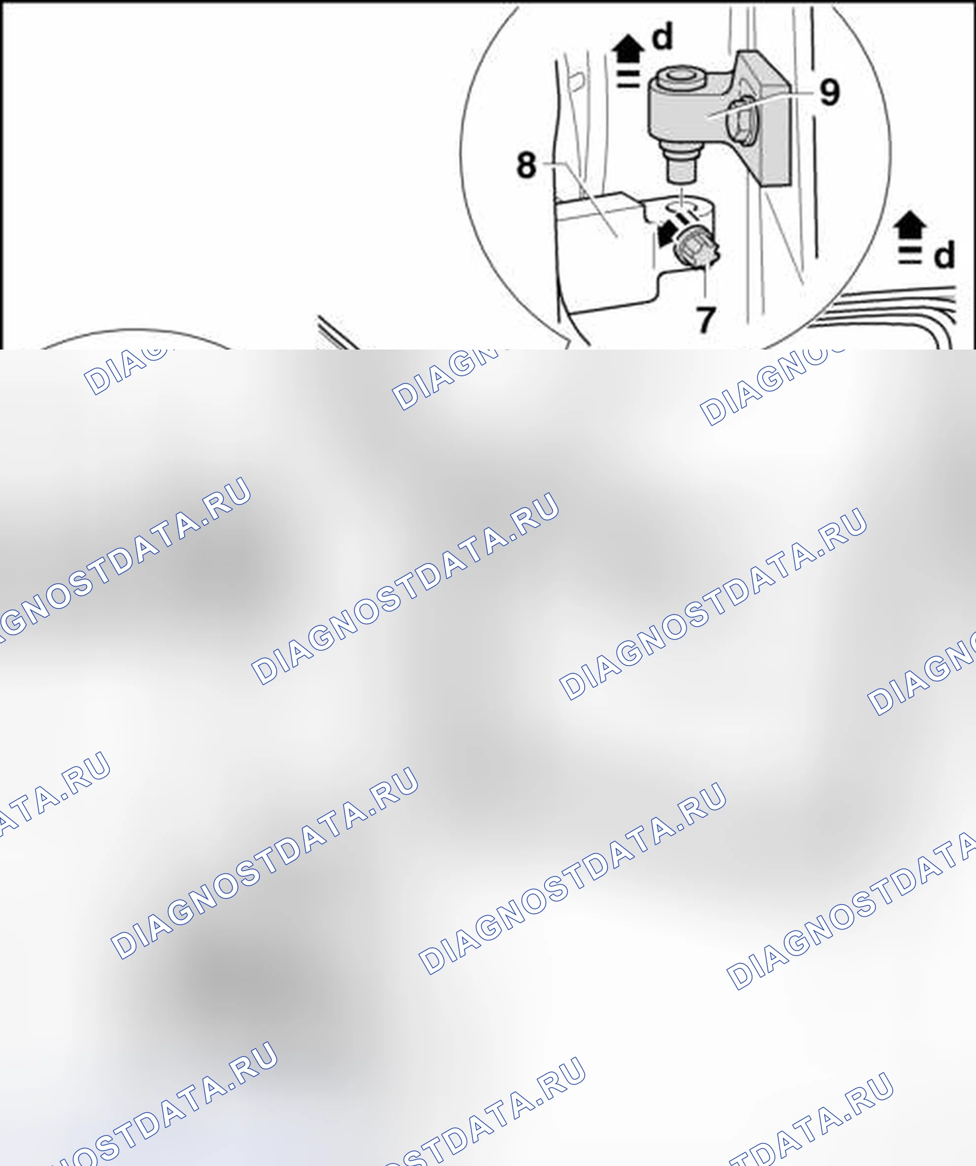 Рис. 76: ДВЕРЬ. Volkswagen Tiguan I