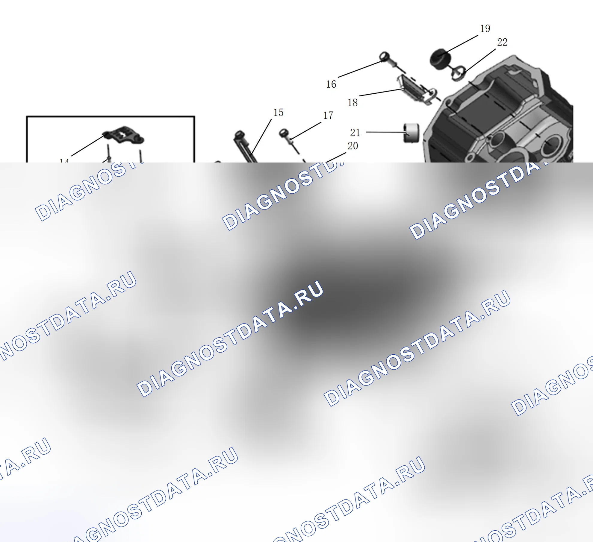 Схема расположения узла трансмиссии — Great Wall Wingle-7. Great-Wall Wingle 7 I