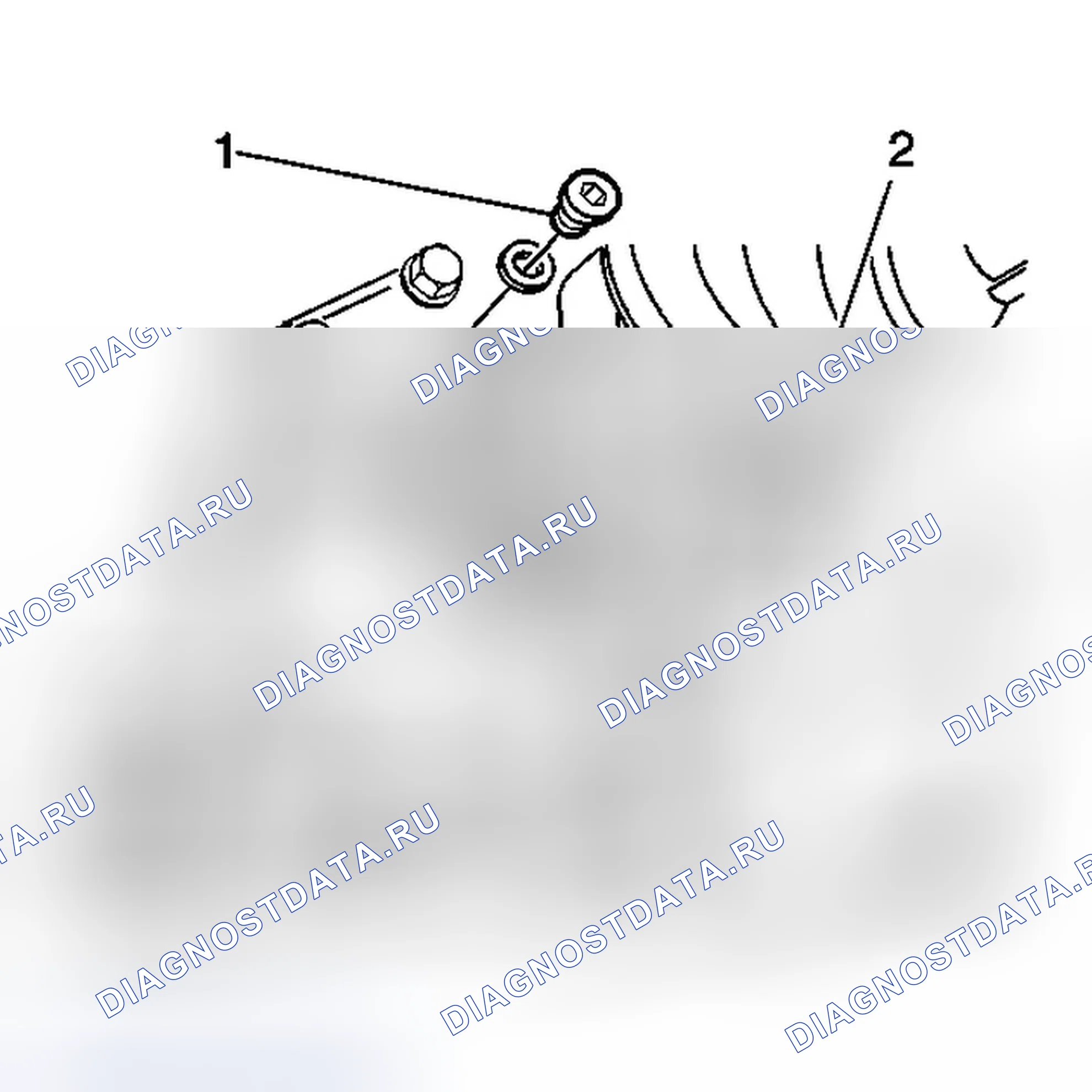 Рис. 1: Порядок дренирования. Buick Rendezvous I