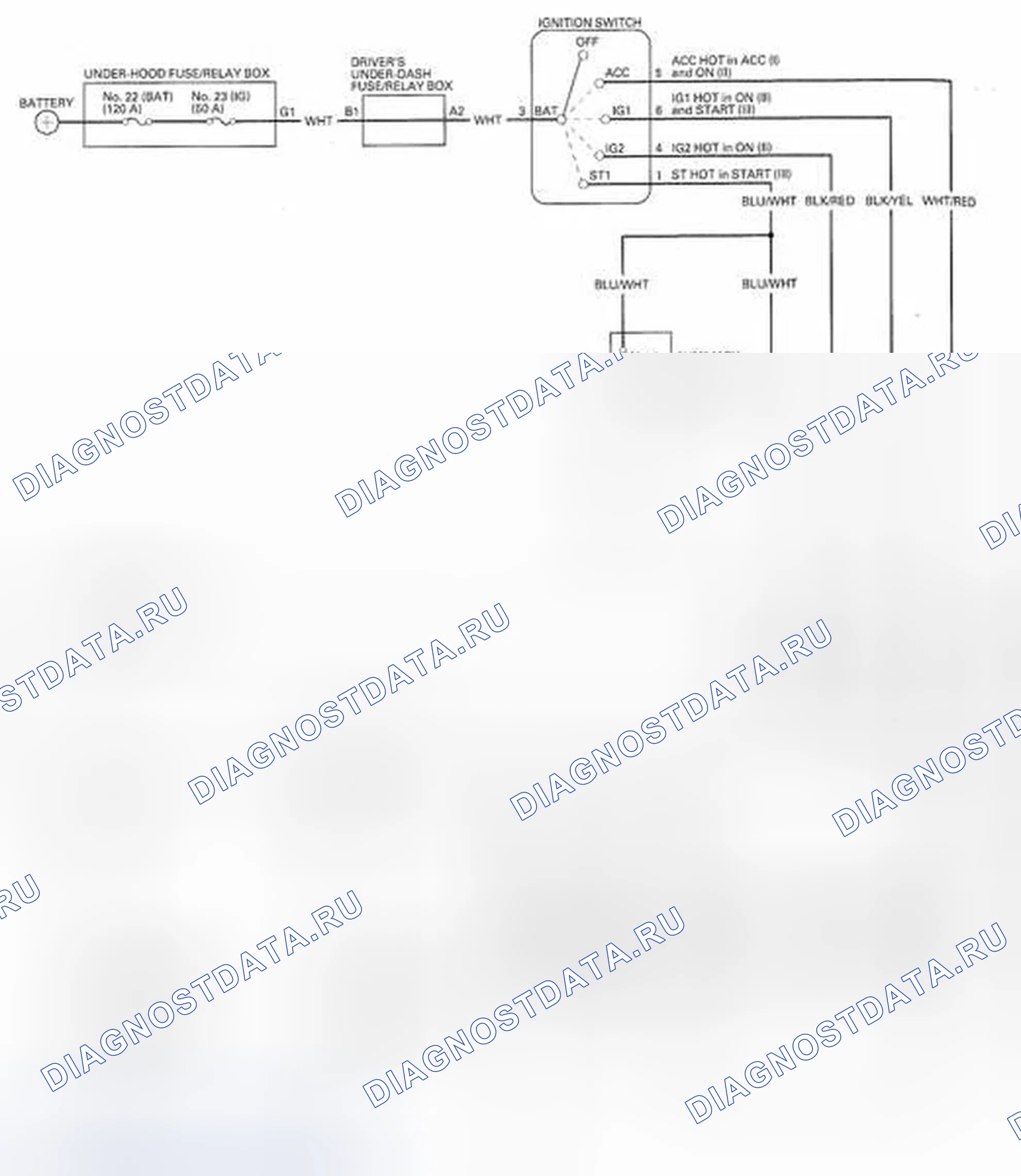 Рис. 2: Принципиальная схема. Honda Odyssey IV