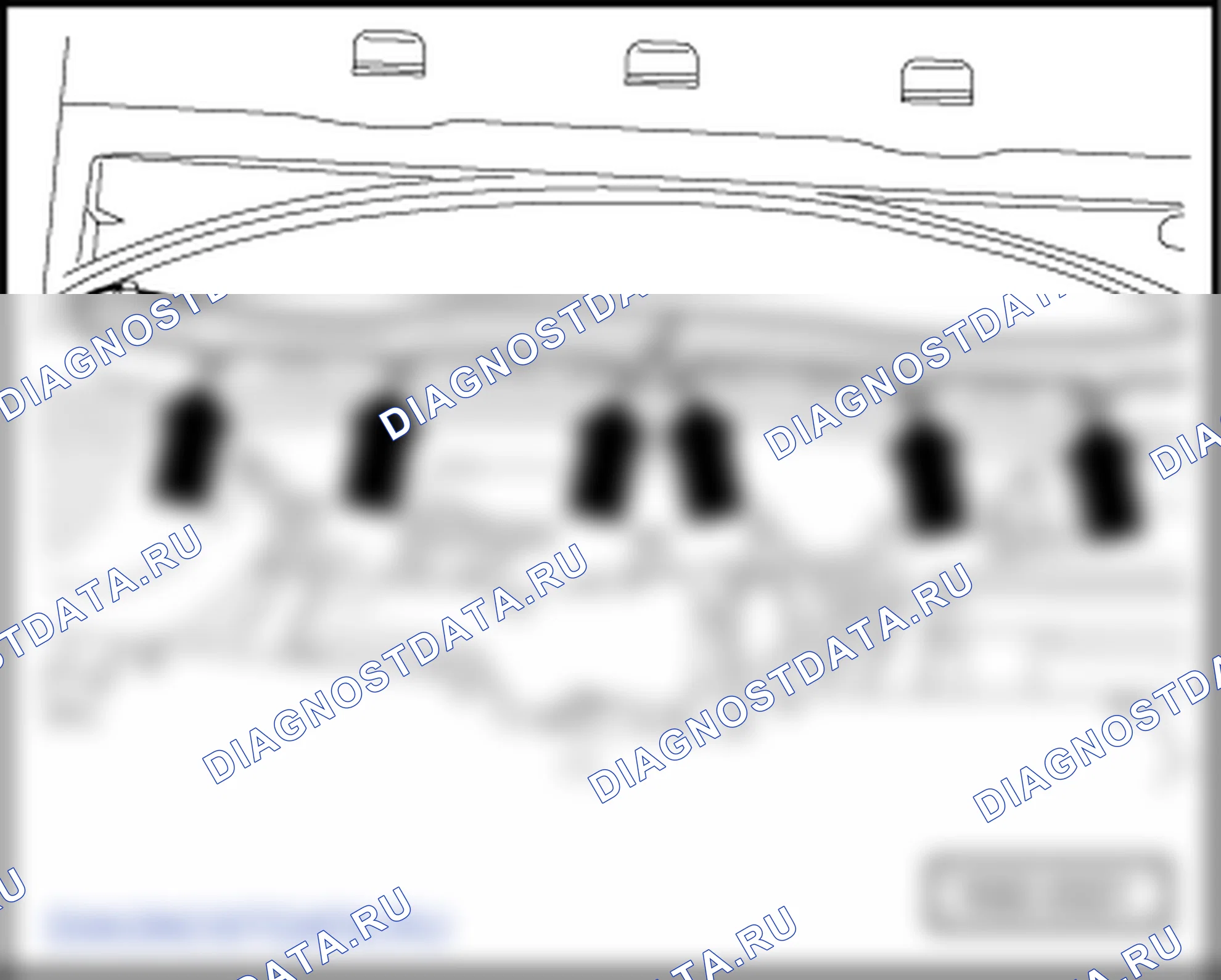Система стеклоочистителя ветрового стекла. SEAT Alhambra I