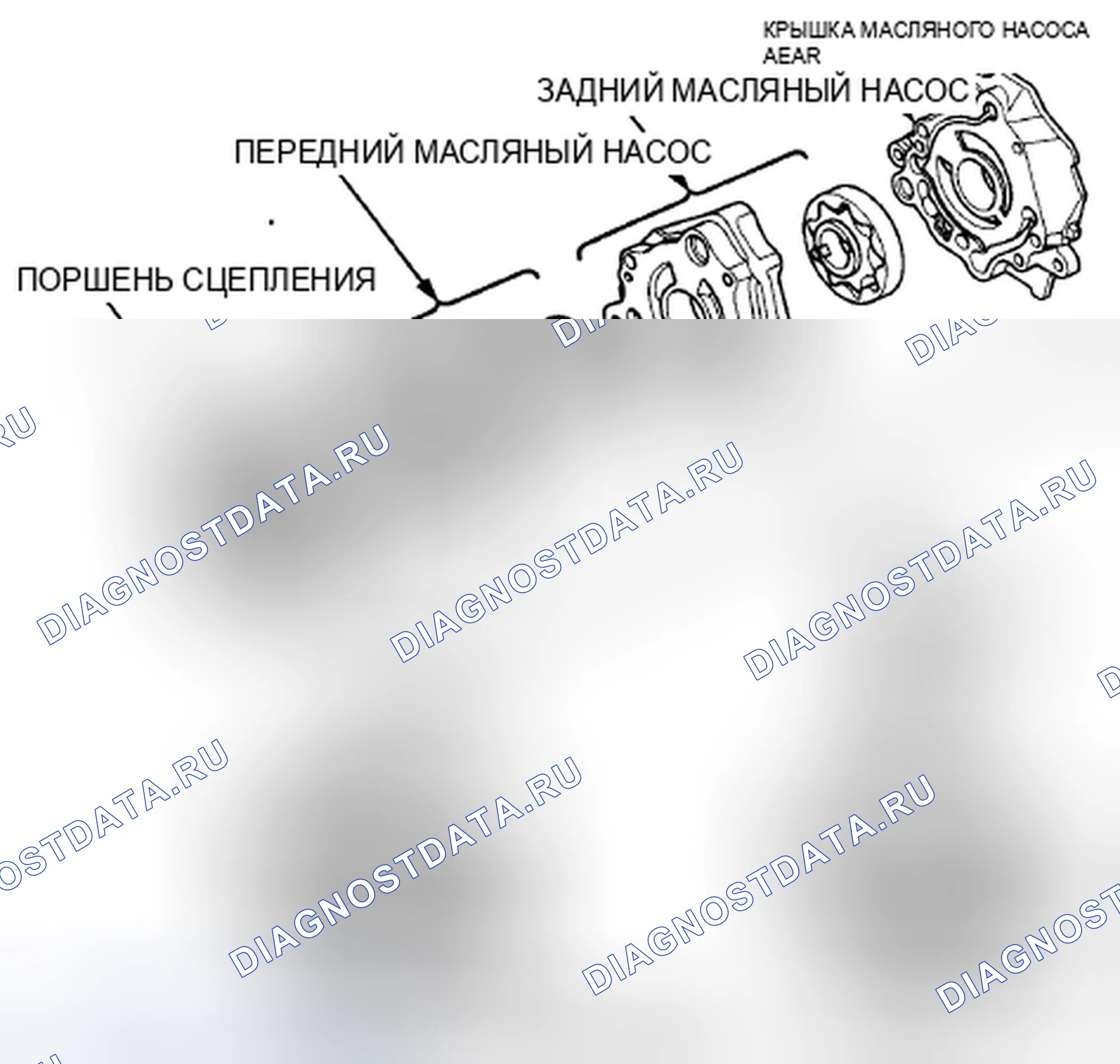 Рис. 56: Корпус насоса в сборе. Honda CR-V III рестайлинг