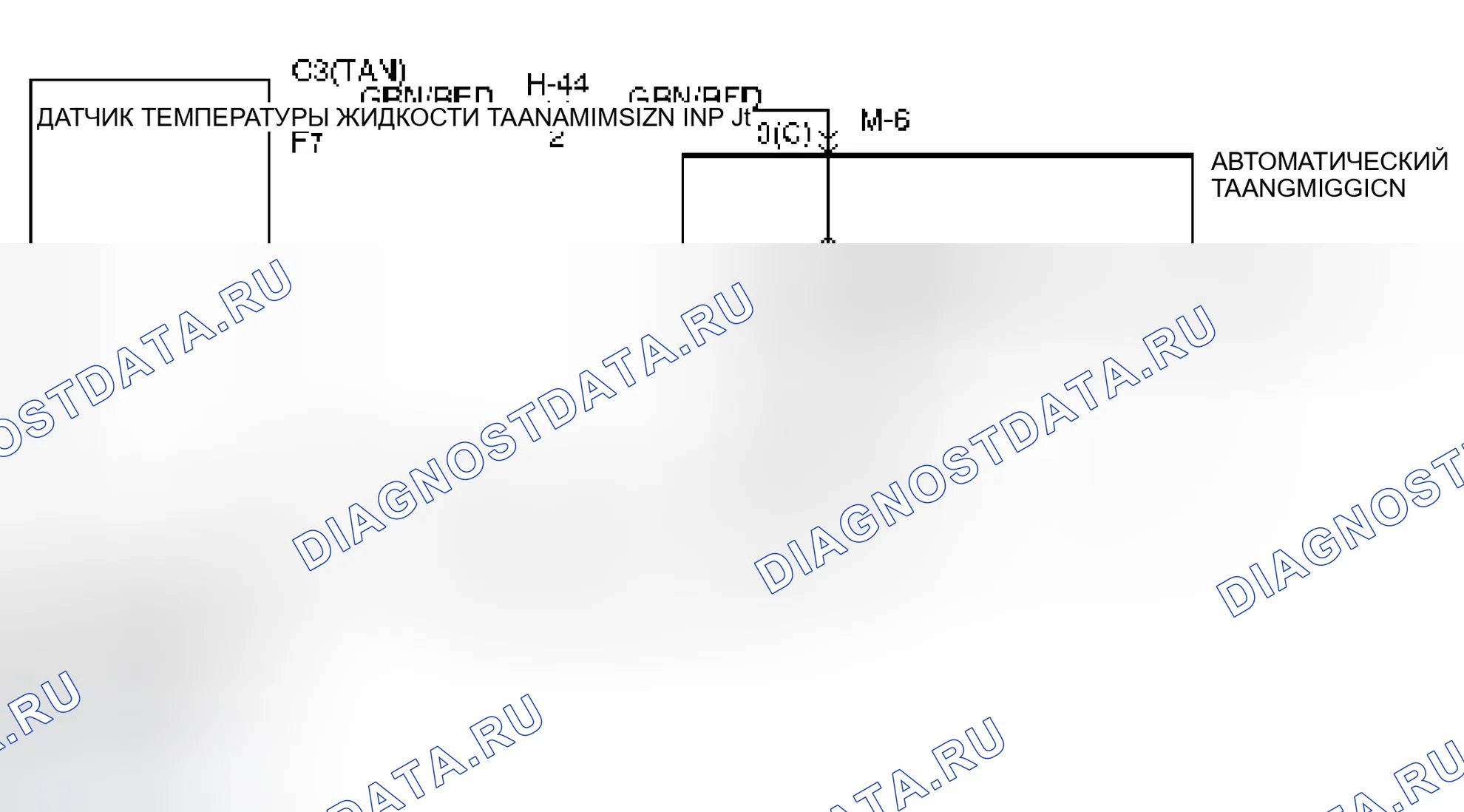 Рис. 166: расшифровка кода ошибки P0711: Производительность датчика температуры трансмиссионной жидкости (TFT). Isuzu Rodeo II