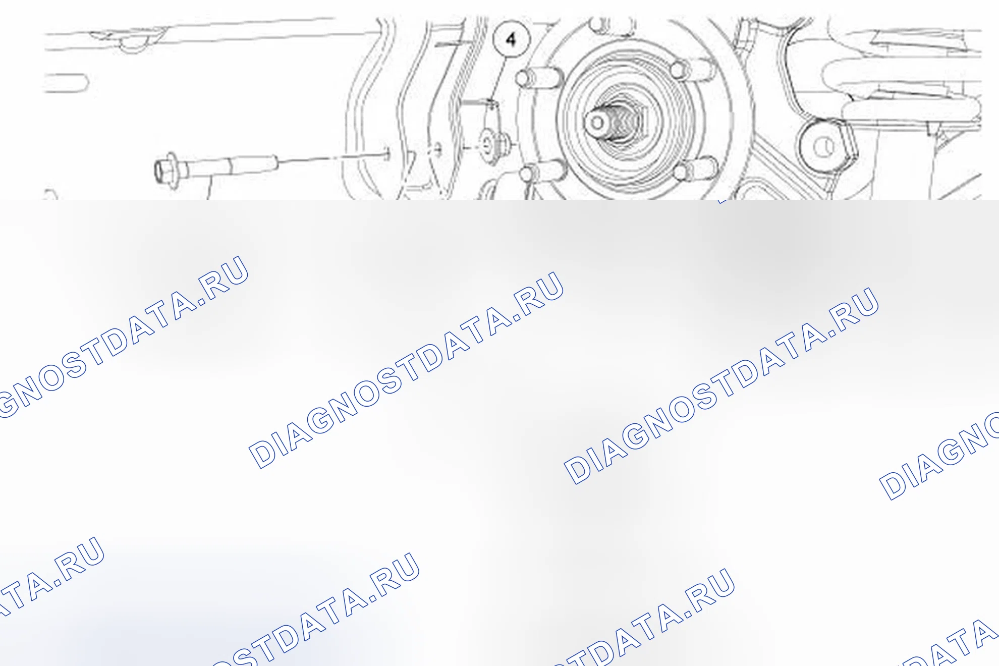 Рис. 6: Тяговый рычаг - нижний. Ford Expedition III