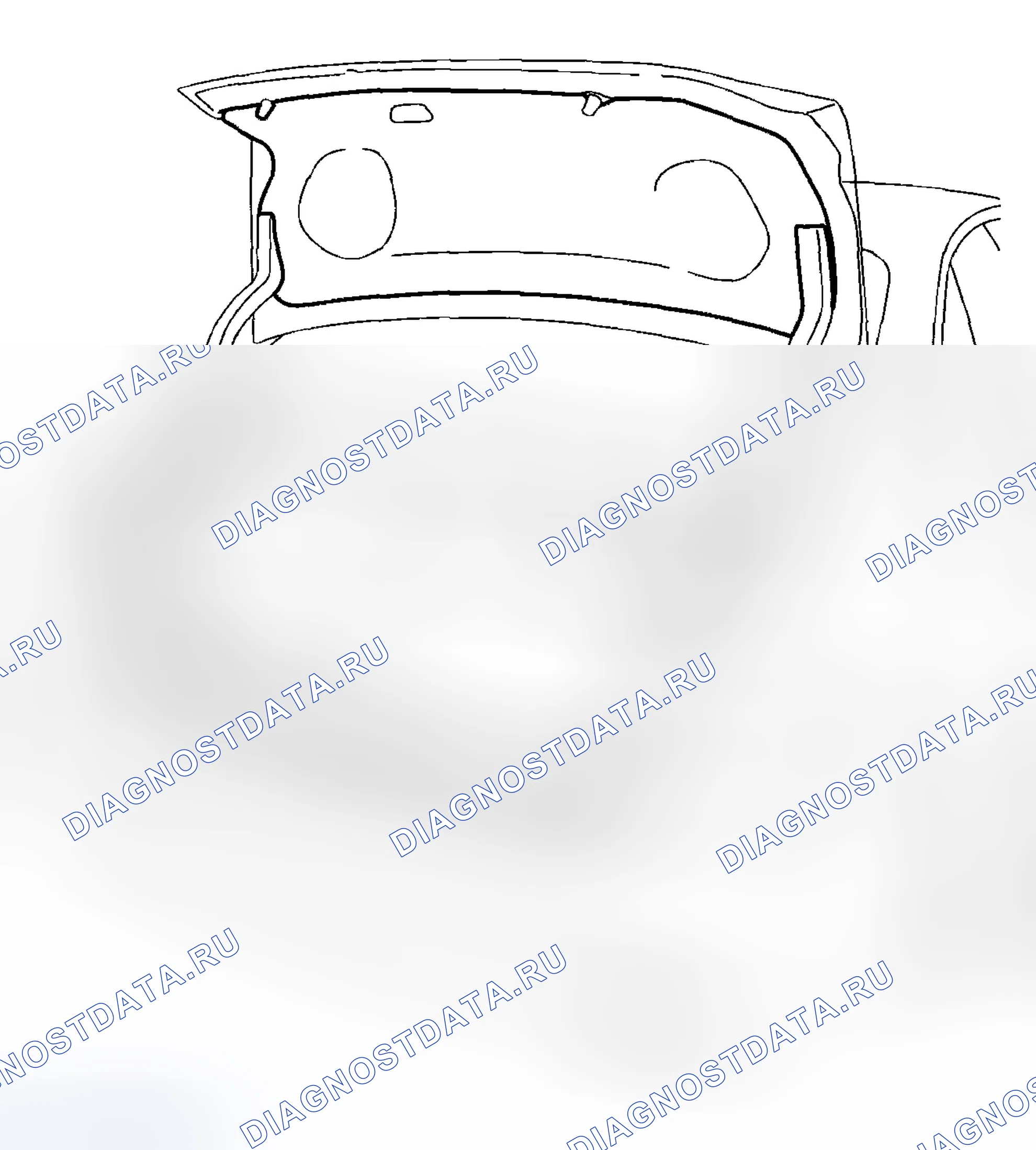 Рис. 15: Отделка помещения багажника. Honda Vezel I