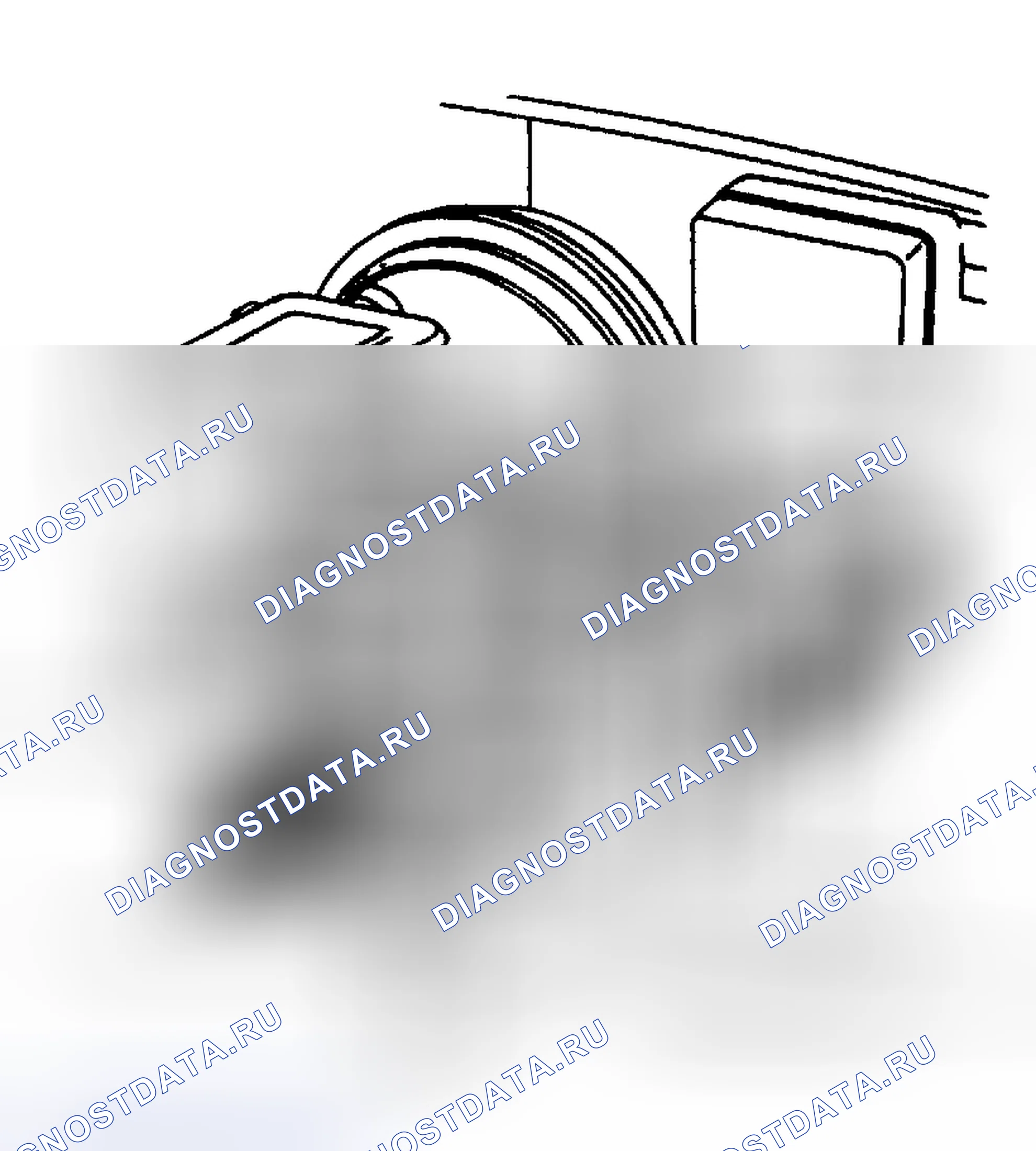 Рис. 8: Расположение компонентов (8 из 11). GMC Cab & Chassis V3500 