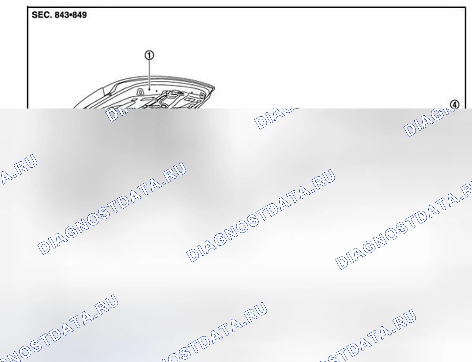 Рис. 95: Разнесенный вид. Infiniti M37 IV