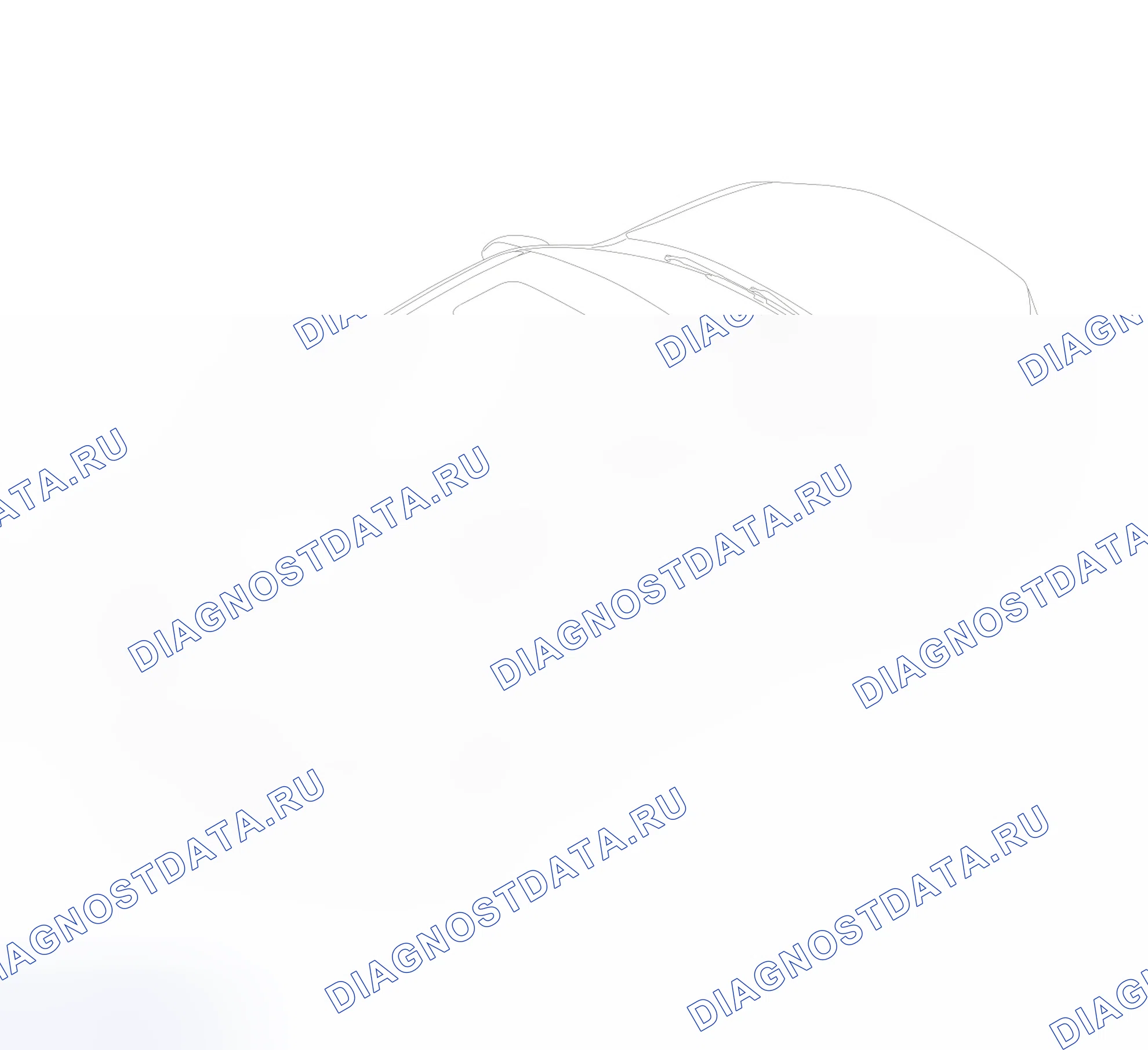 Схема расположения заднего бампера — Haval F7X. Haval F7x I