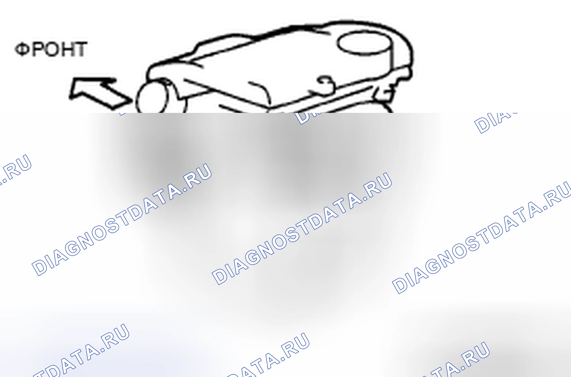 Рис. 72: Идентификационный номер двигателя. Mazda CX-7 I