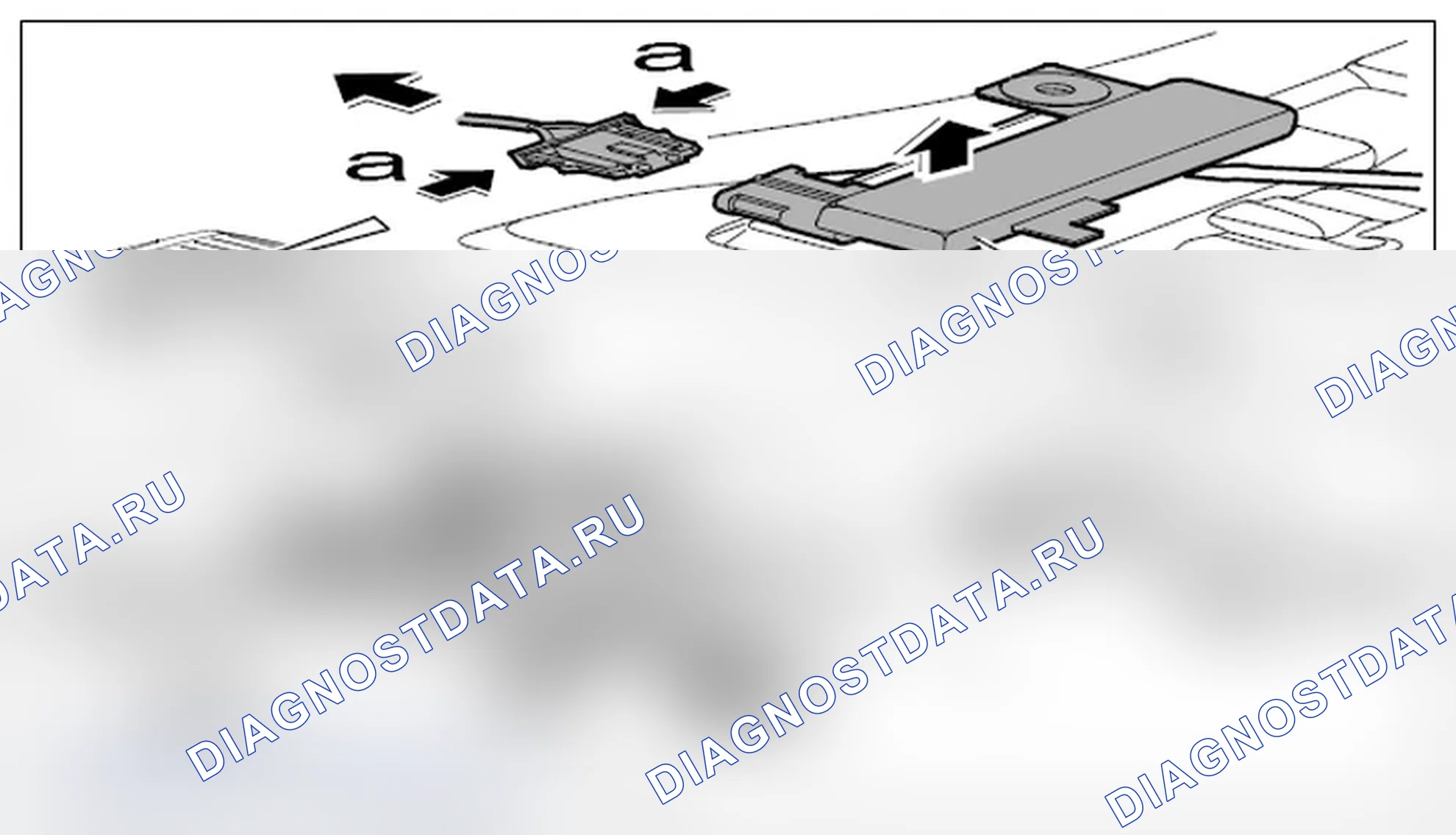 Рис. 757: Розетка на дверном разъеме. Porsche Cayenne S I