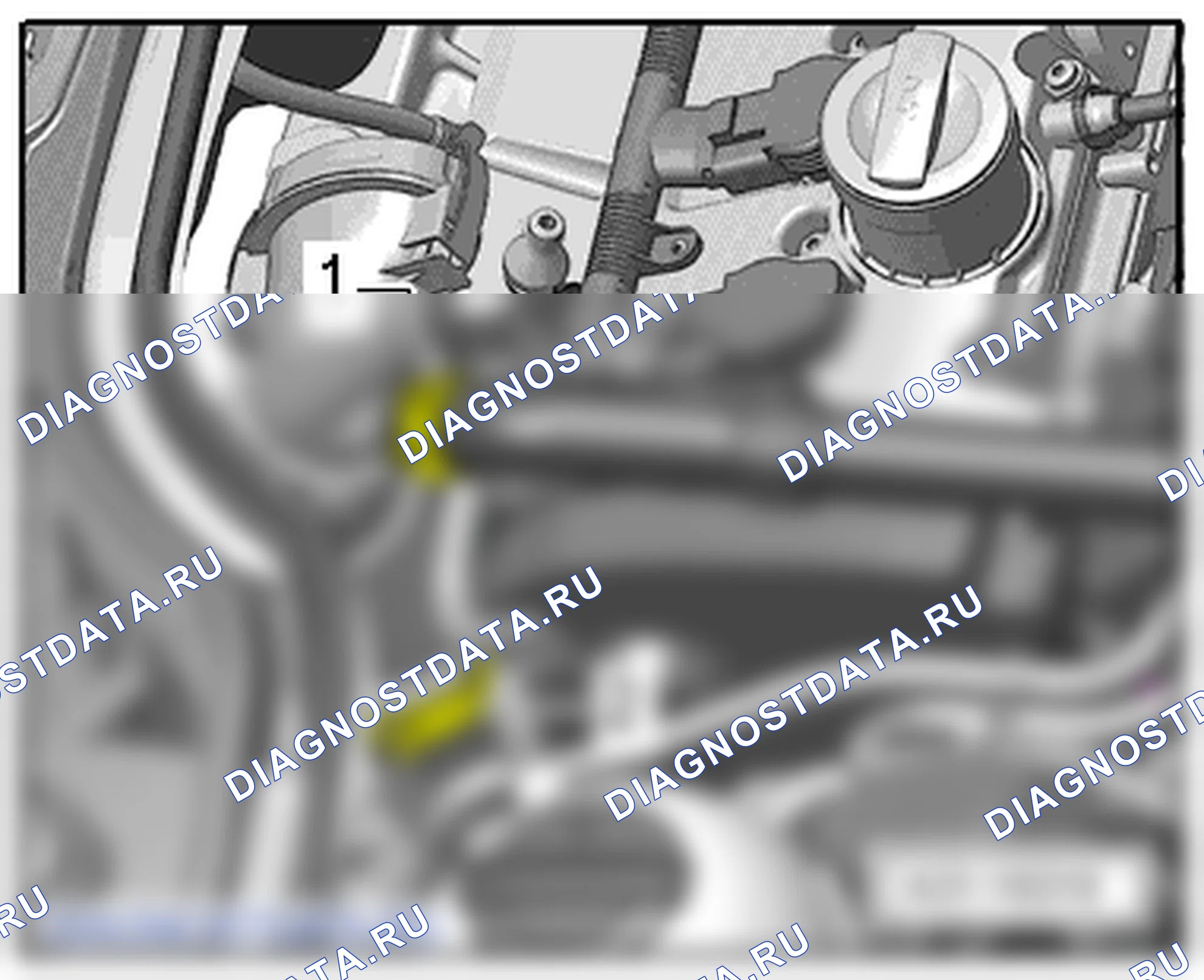 Турбонагнетатель (автомобили с двигателями BWJ, CDLD, CDLA). SEAT Altea I