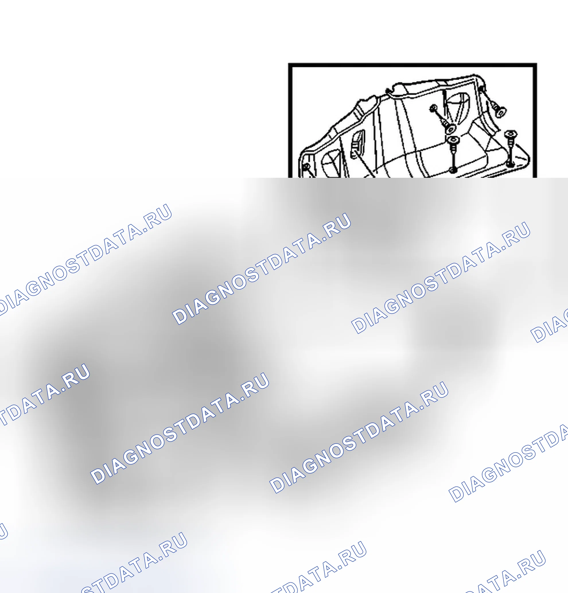 Рис. 4: Порядок демонтажа. Cadillac CTS I