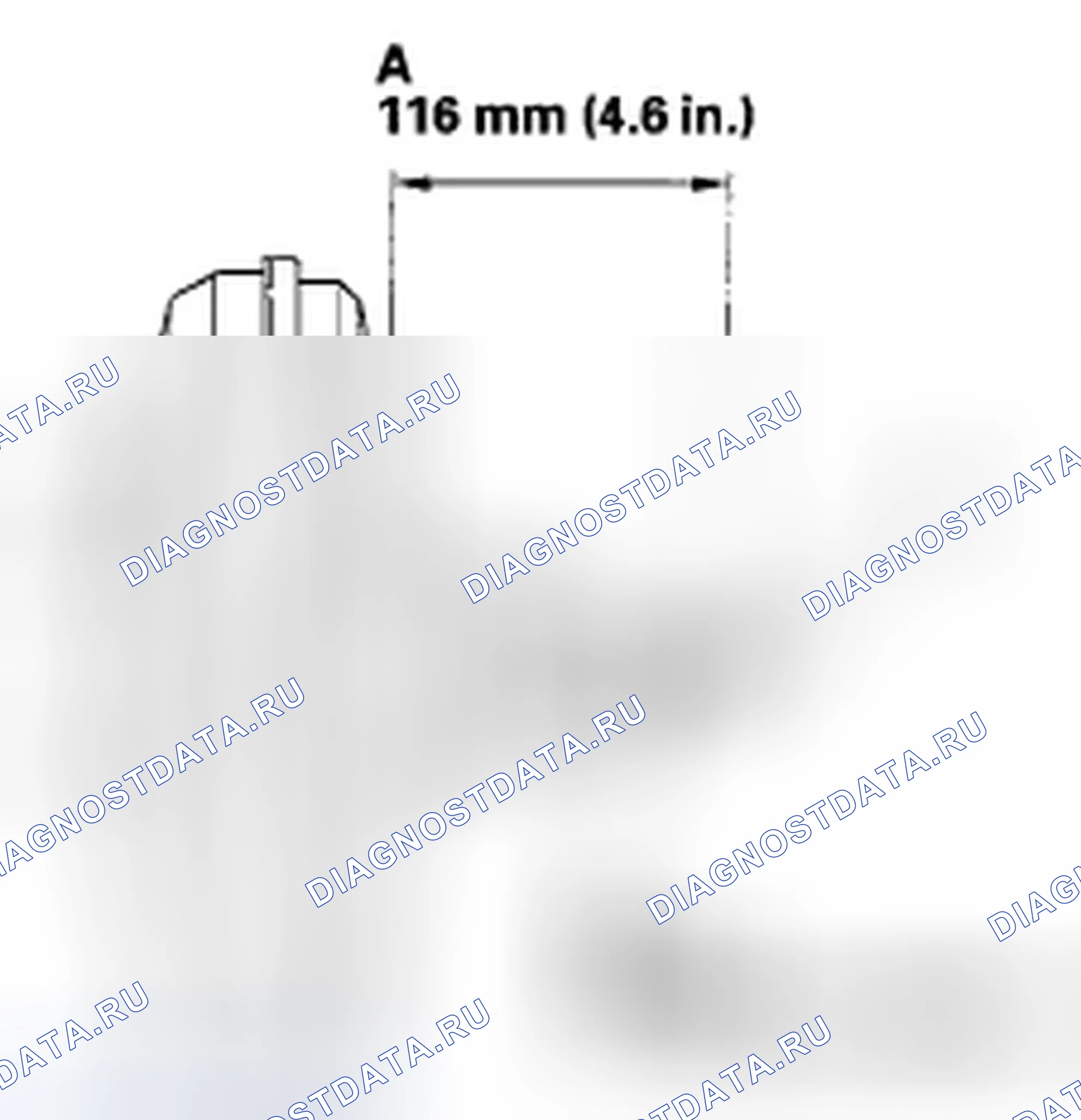 Рис. 3: Регулировка зазора толкателя тормозного усилителя. Honda Odyssey IV