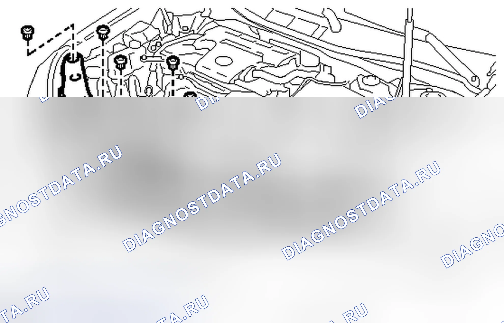 Рис. 444: ДЕМОНТАЖ. Toyota Camry XV50