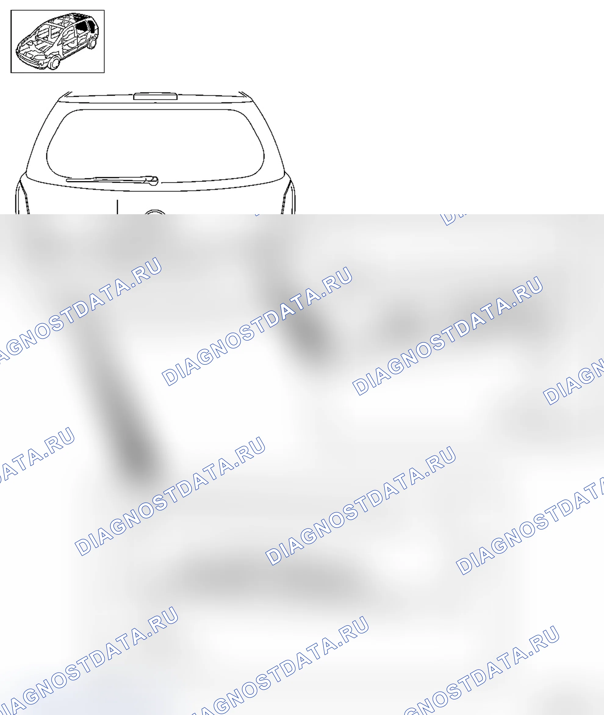 Замена надписей на задней откидной двери - L35. Opel Astra H