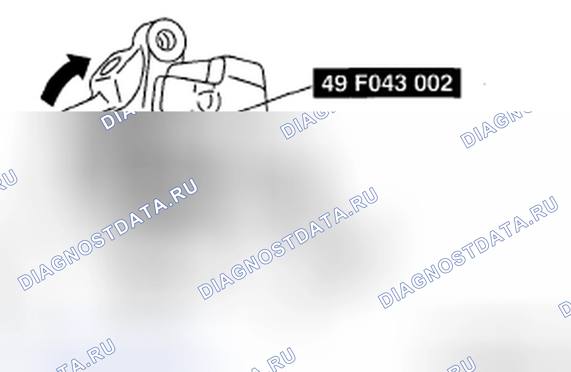 Рис. 34: Суппорт, примечание по установке тормозного шланга. Honda CR-V IV