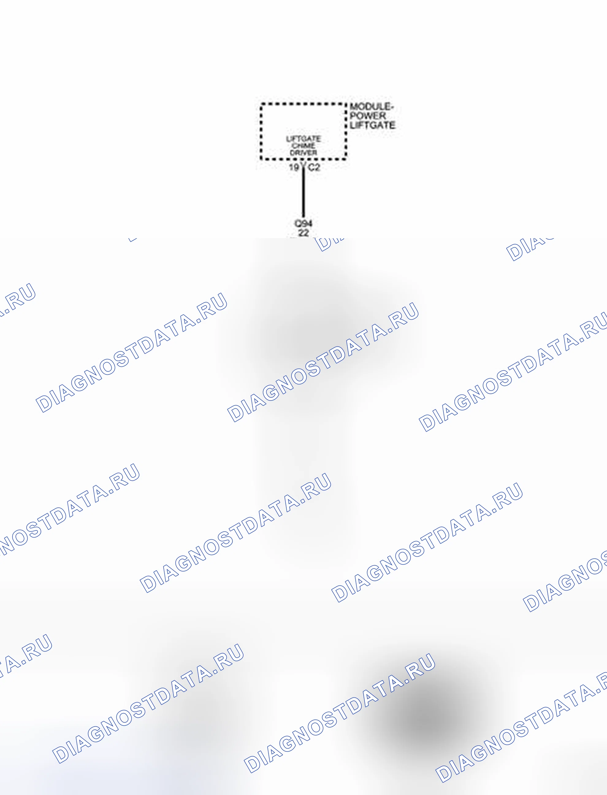 Рис. 142: Принципиальная схема. Chrysler Town & Country V