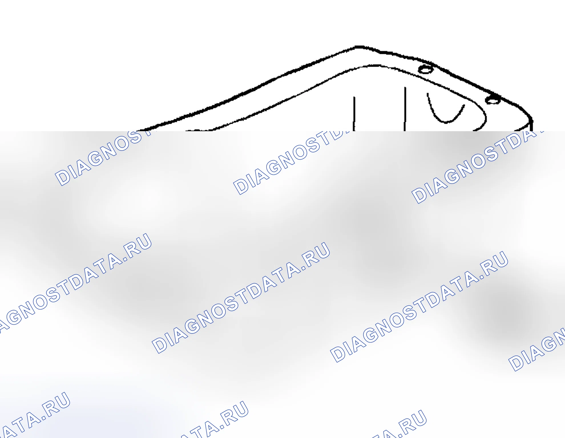 Рис. 280: Очистка и осмотр масляного поддона (F, W). Hyundai Veracruz I