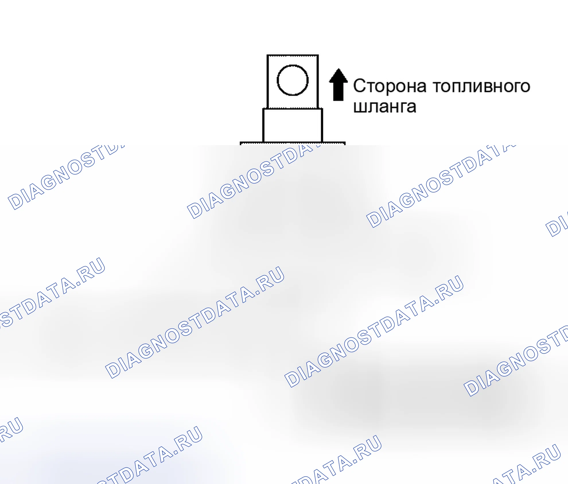 Рис. 95: ПОДКЛЮЧЕНИЕ БЫСТРОРАЗЪЕМНОГО СОЕДИНИТЕЛЯ НА ТОПЛИВНОМ ШЛАНГЕ (СО СТОРОНЫ ТРУБОПРОВОДОВ ТРАНСПОРТНОГО СРЕДСТВА). Honda N-BOX Slash I