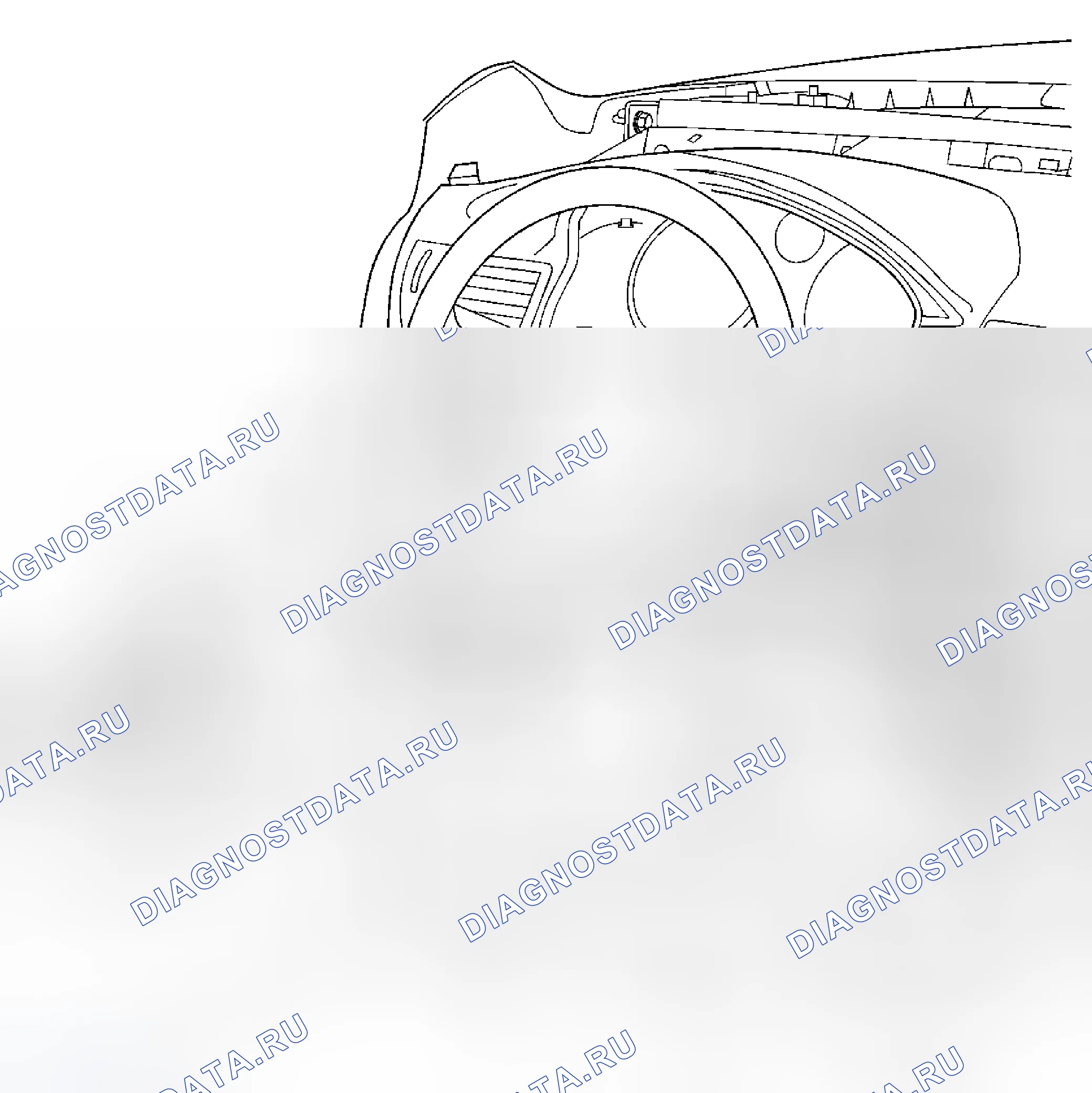 Рис. 19: Замена отсека хранения - приборная панель (I / P). Chevrolet Cobalt I