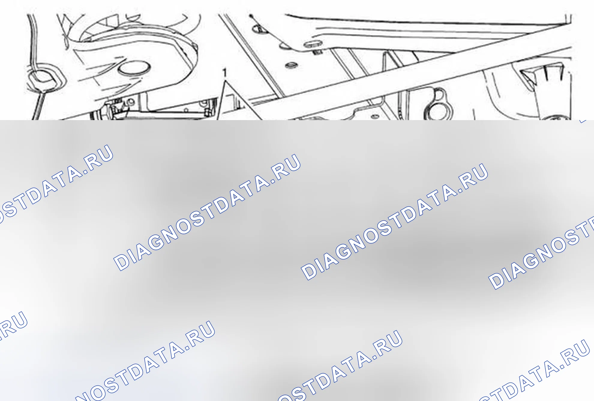 Рис. 36: Замена заднего отражателя. Cadillac ELR I