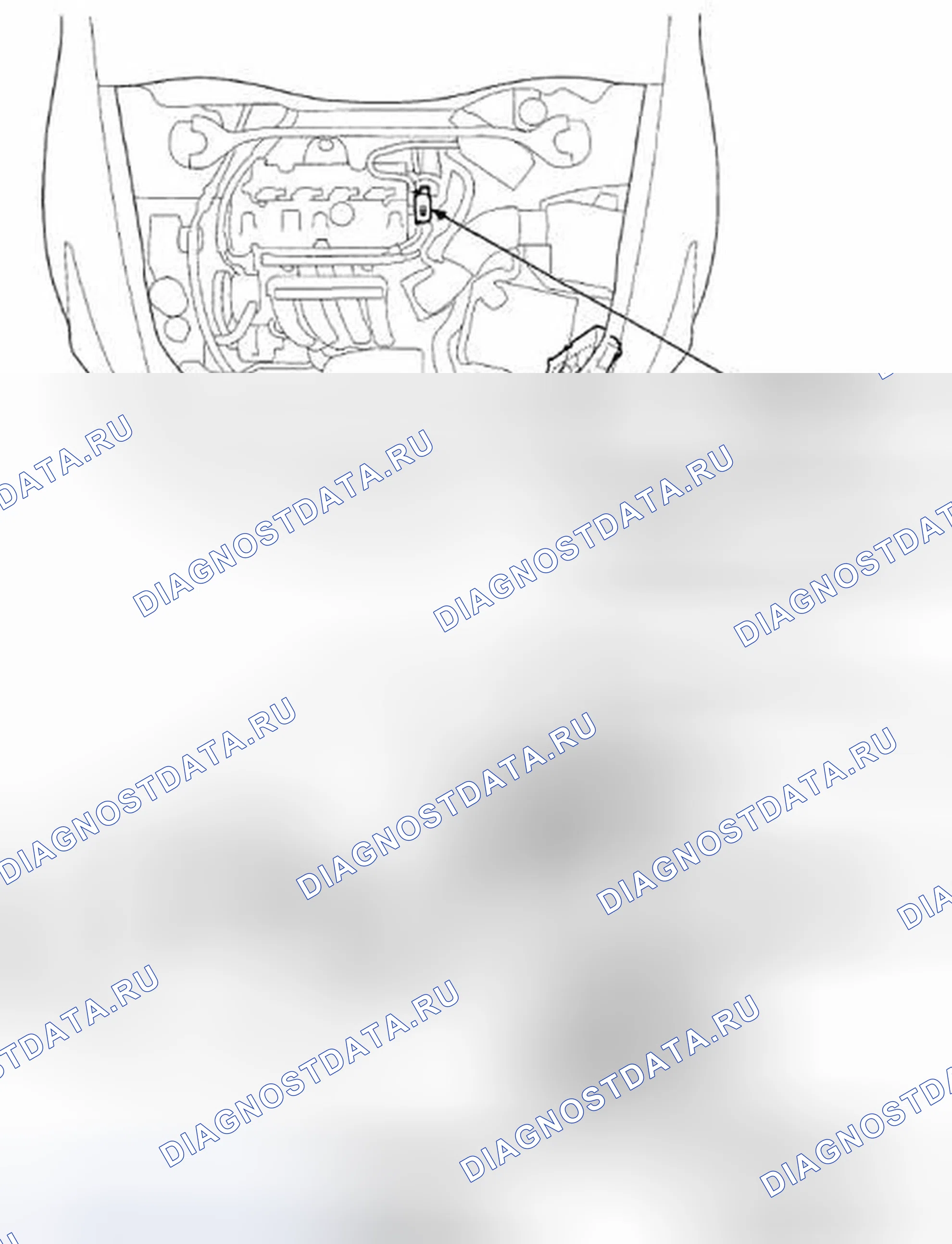 Рис. 1181: Указатель расположения компонентов. Honda Accord VIII рестайлинг