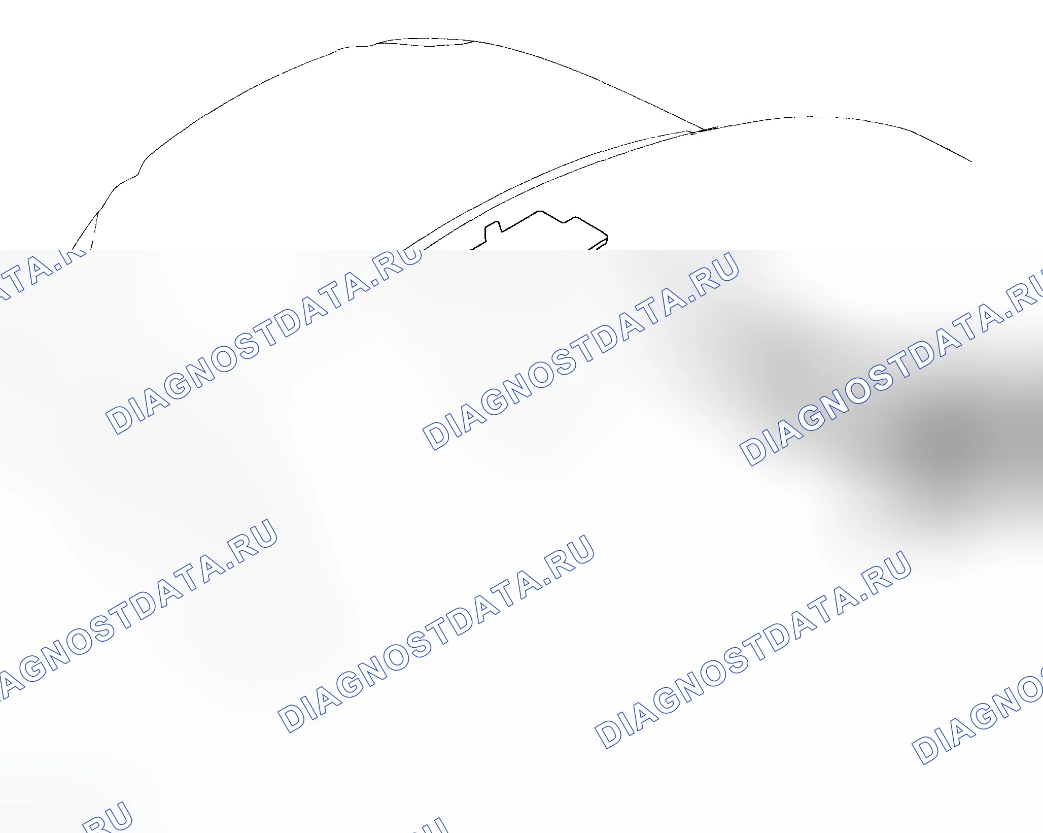 Рис. 1: РАСПОЛОЖЕНИЕ КОМПОНЕНТОВ. Hyundai Tucson I