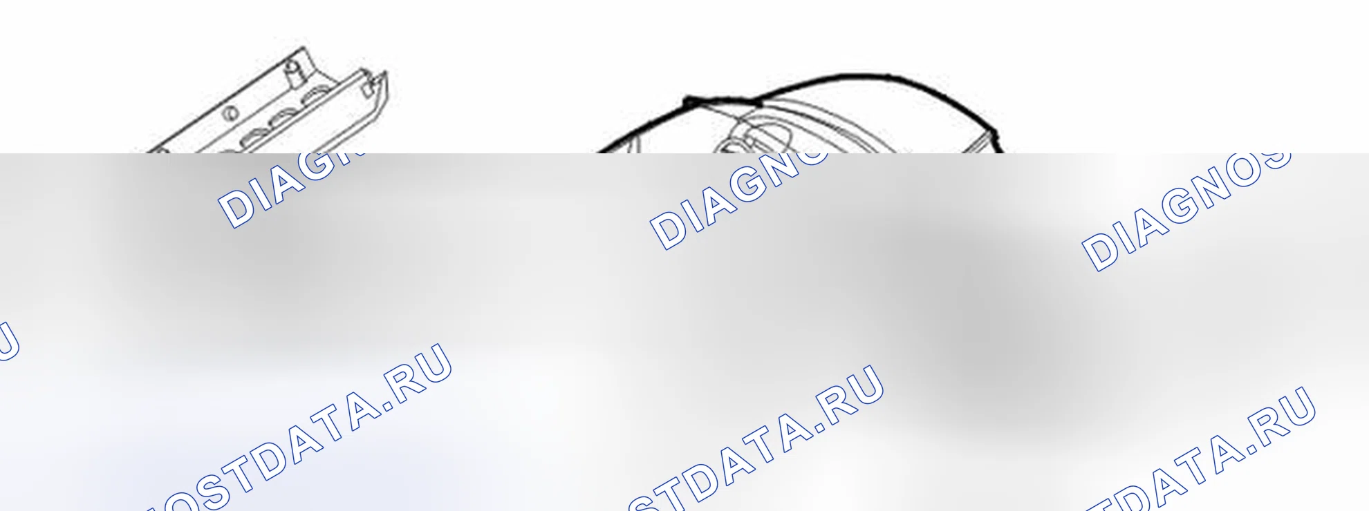 Рис. 116: ДАТЧИКИ ПОЛОЖЕНИЯ СИДЕНЬЯ (ТОЛЬКО ДЛЯ США / CDN). Volvo S40 II рестайлинг