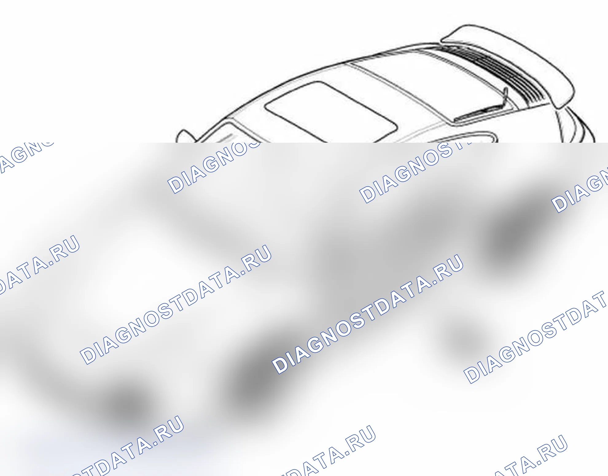 Рис. 172: Установка двери. Porsche 911 GT3 996 рестайлинг