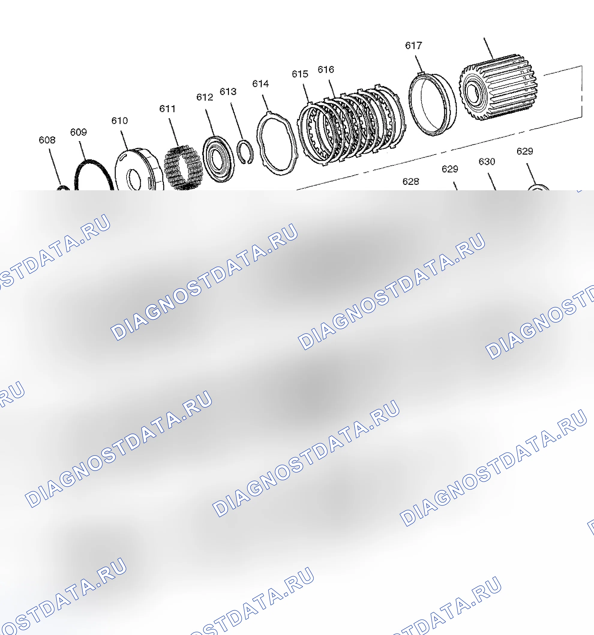 Рис. 17: Внутренние компоненты. Isuzu Axiom I