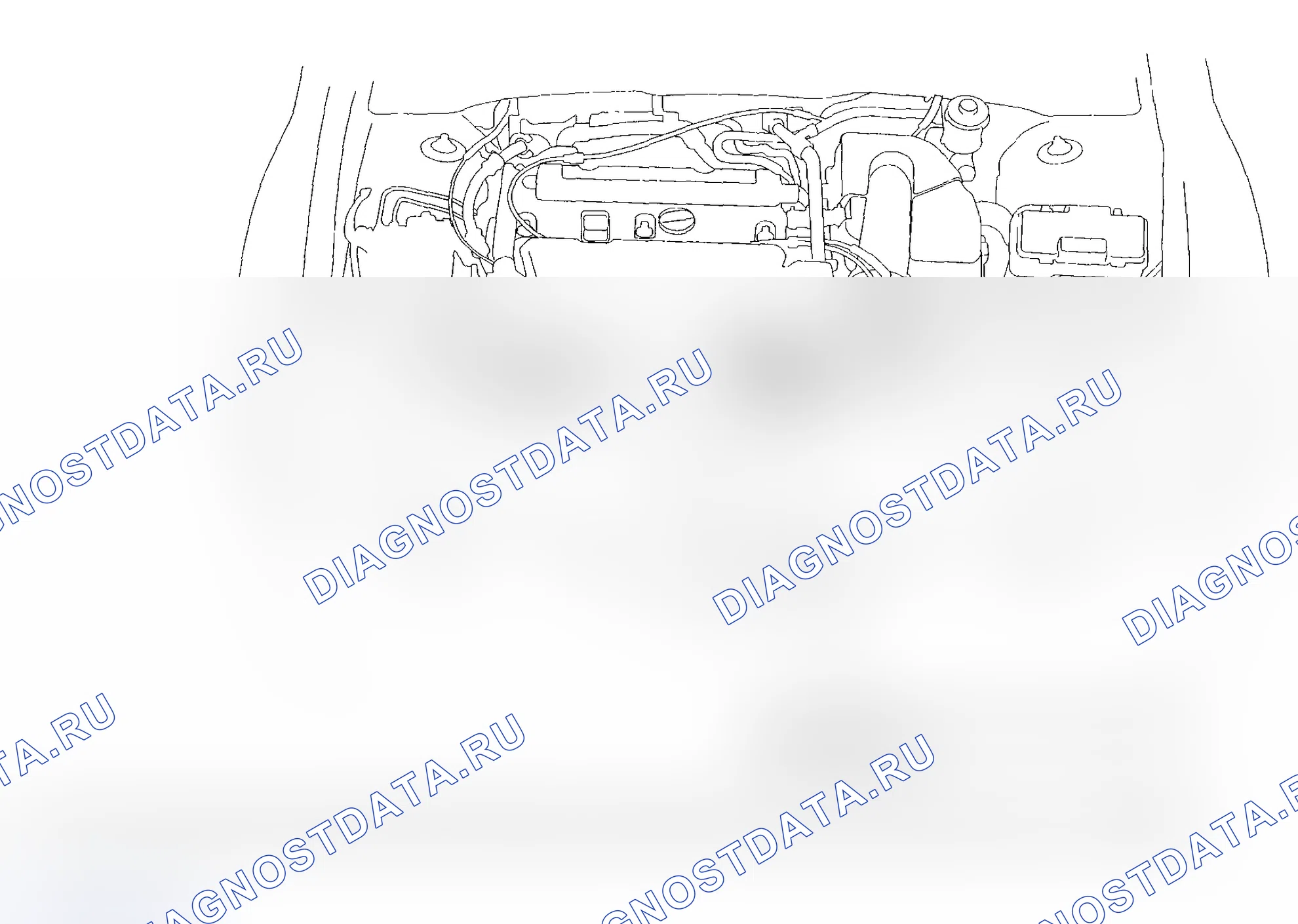 Рис. 115: Указатель расположения компонентов. Acura RSX I