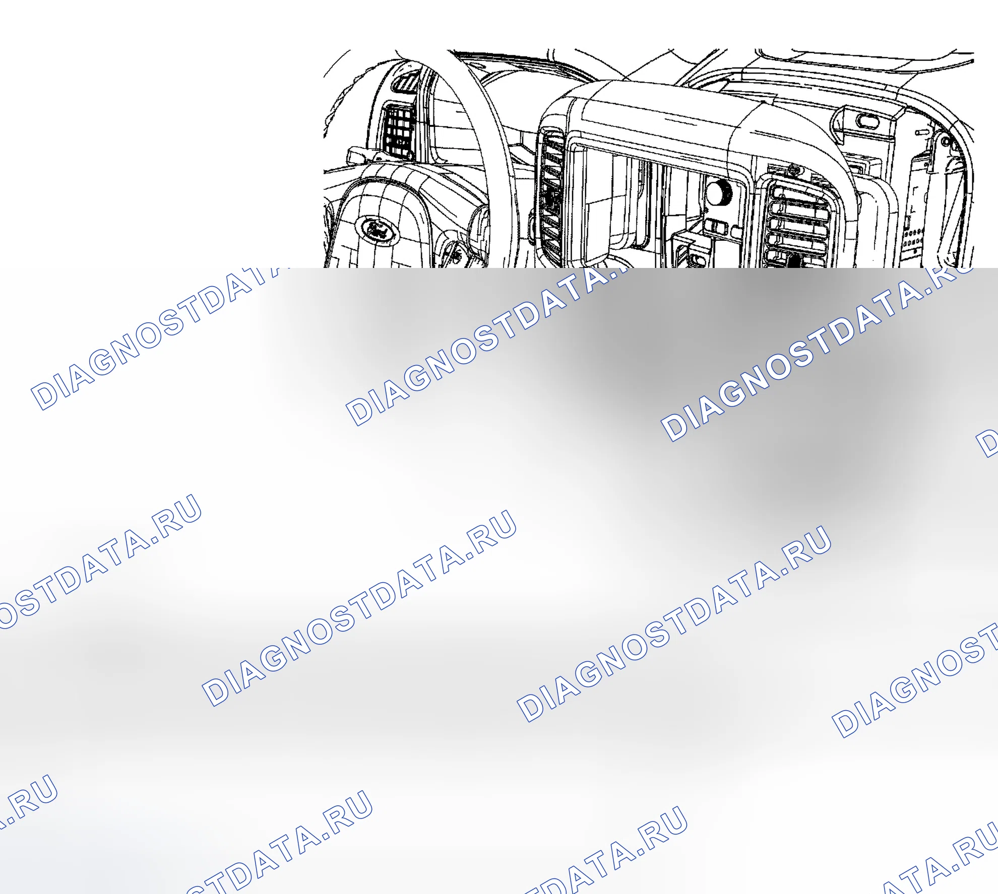 Рис. 149: Индикатор деактивации подушки безопасности пассажира (PAD). Ford Escape I рестайлинг