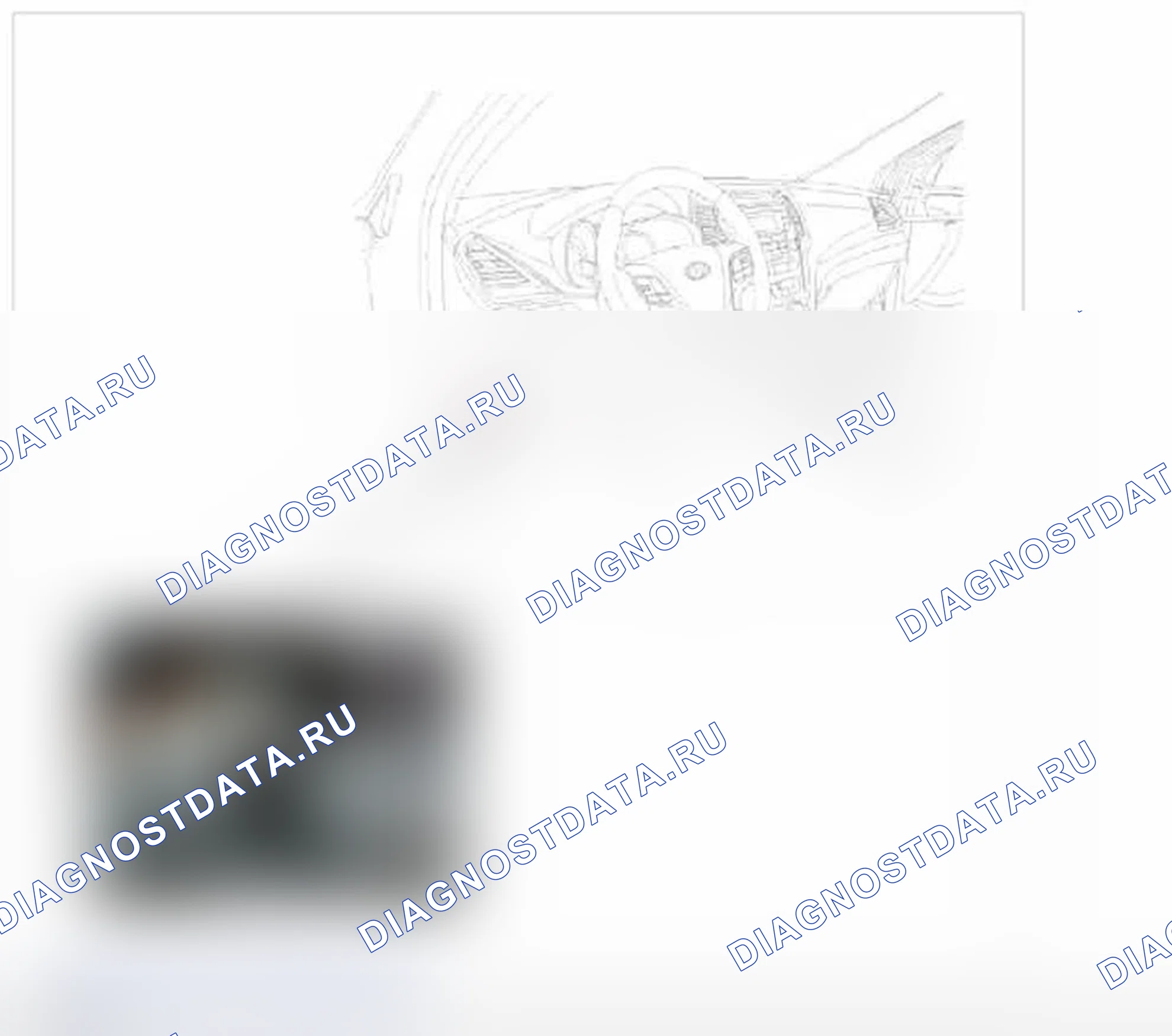 Рис. 31: Расположение компонентов. Hyundai Santa Fe III