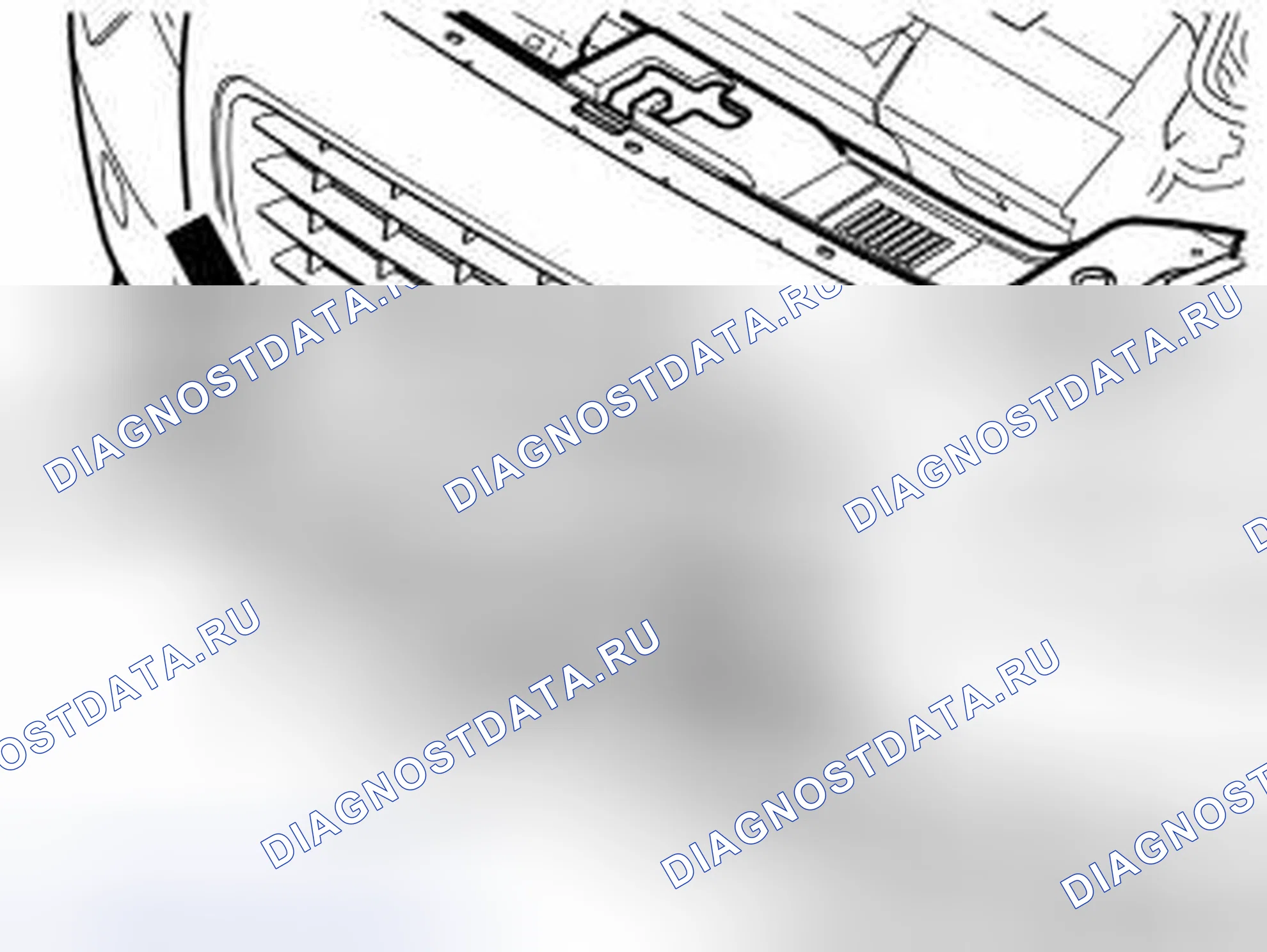Рис. 74: ПЕРЕУСТАНОВКА БАМПЕРА. Volvo V50 I рестайлинг