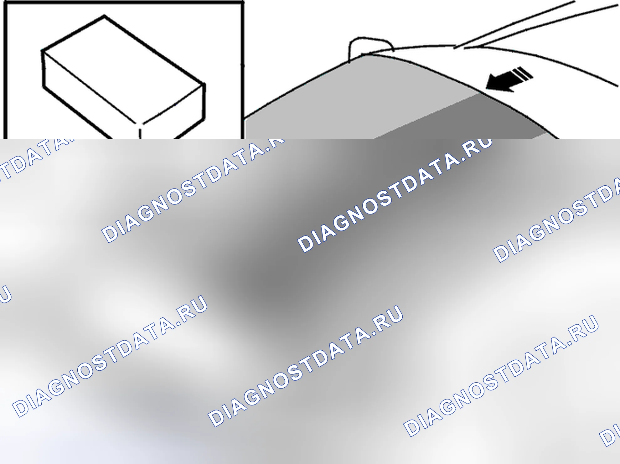 Рис. 257: Применение импрегнатора. Volvo C70 I