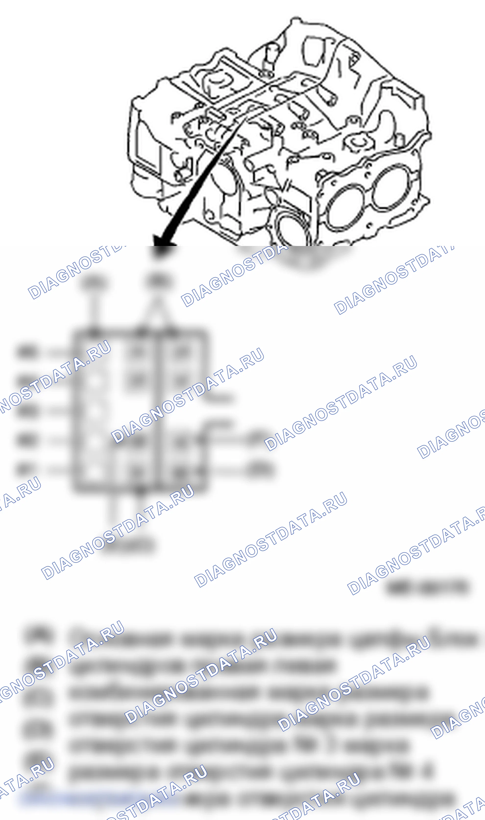 Рис. 496: ЦИЛИНДР И ПОРШЕНЬ. Subaru Impreza WRX GH