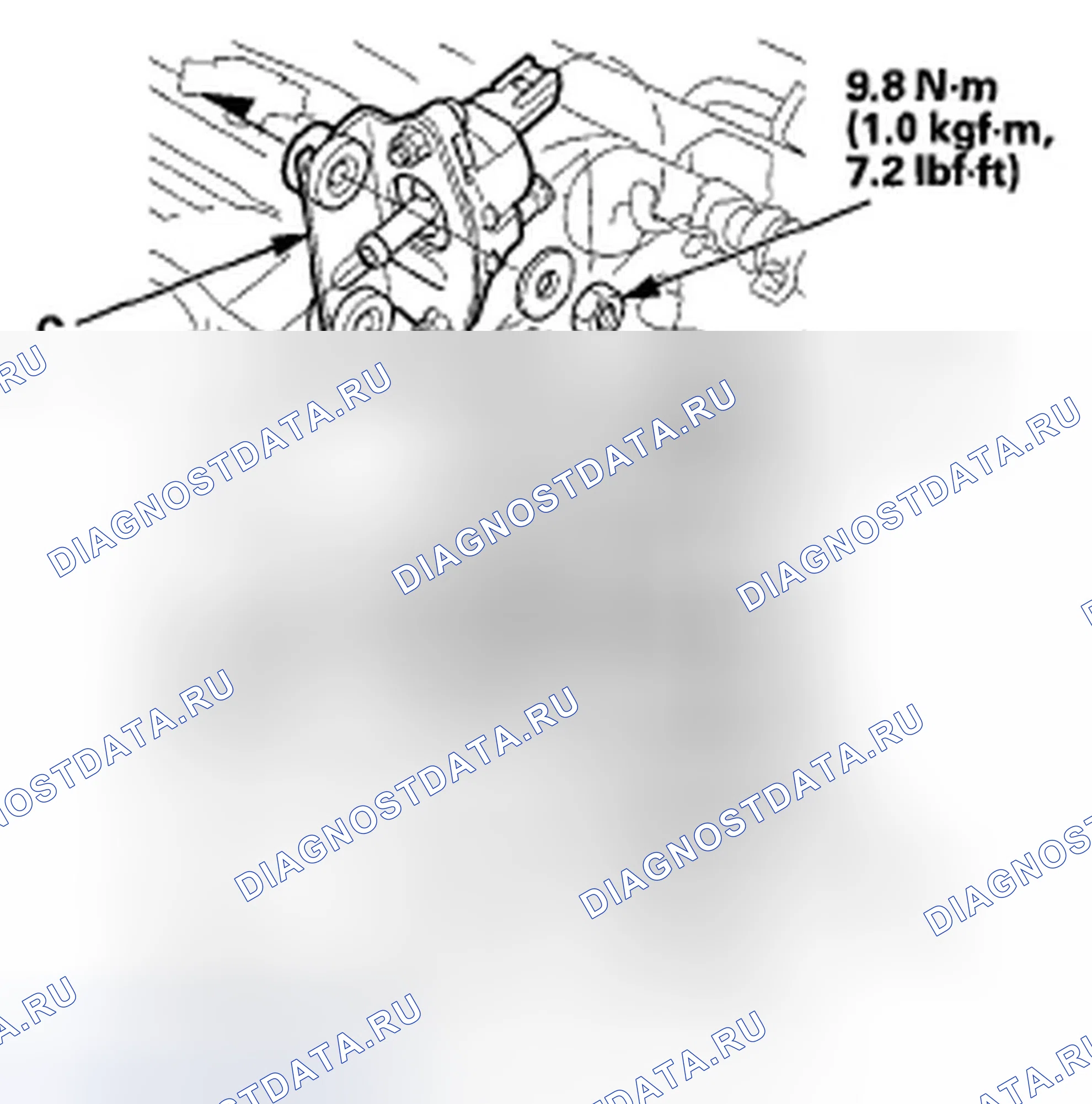 Рис. 654: Замена клапана продувки канистры EVAP. Honda Accord VIII рестайлинг