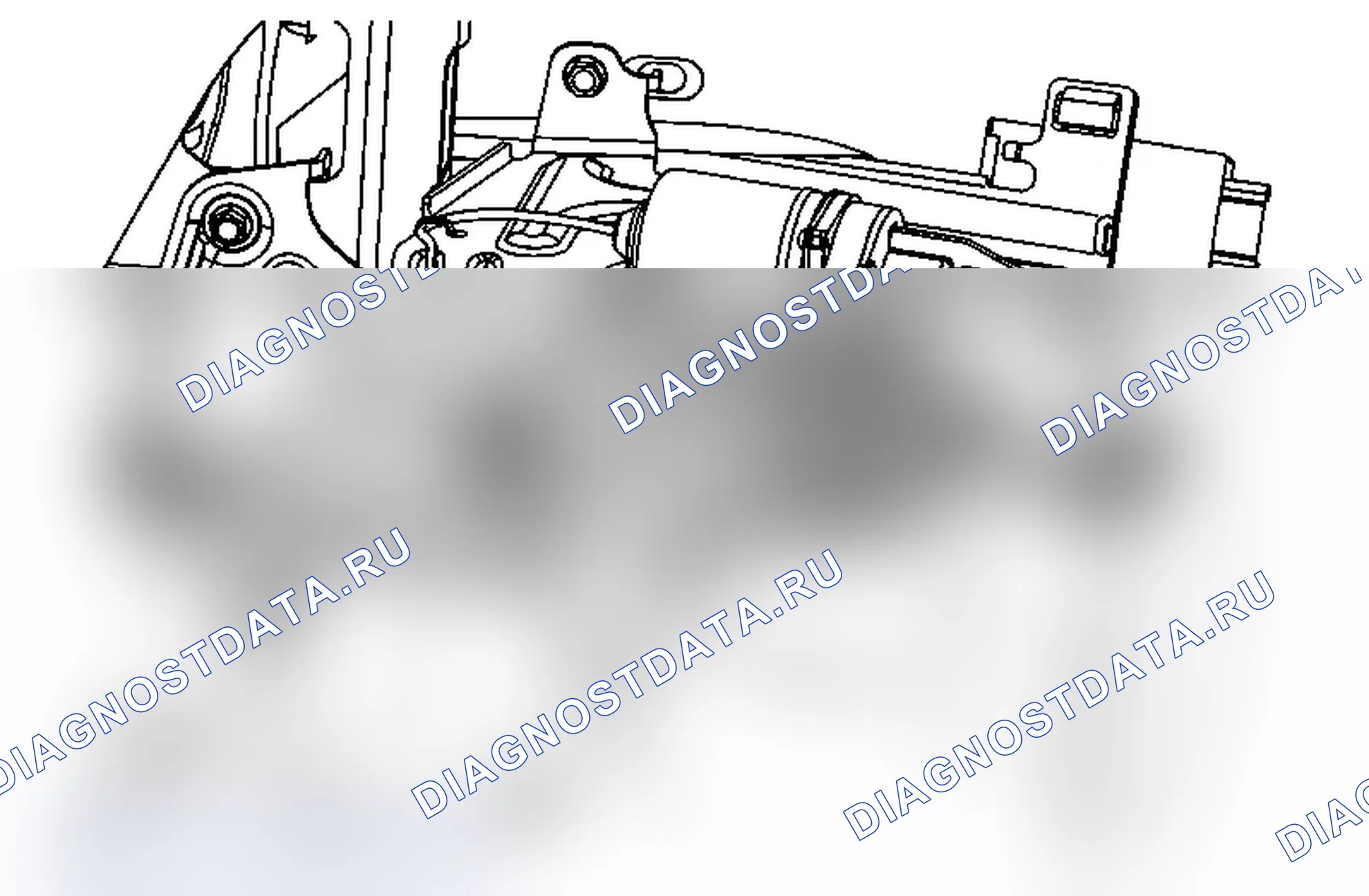 Рис. 27: Замена переключателя привода дверь багажника. Chevrolet Tahoe III
