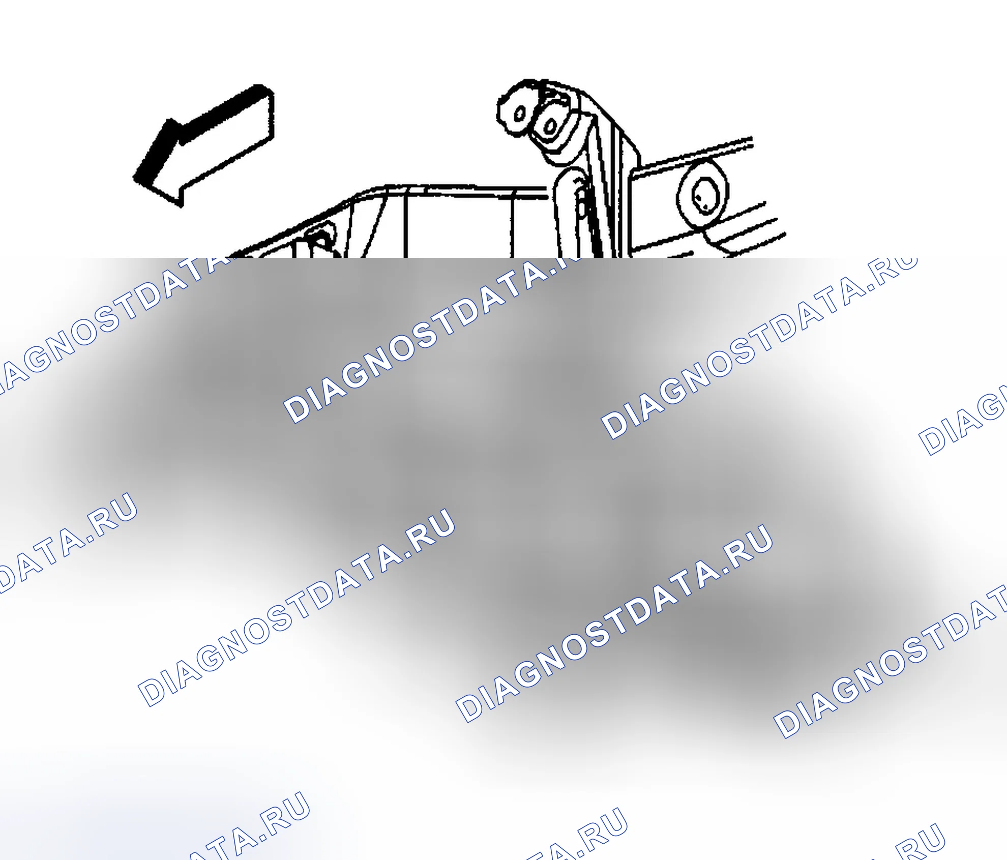 Рис. 1: Порядок демонтажа. Chevrolet Silverado 2500 