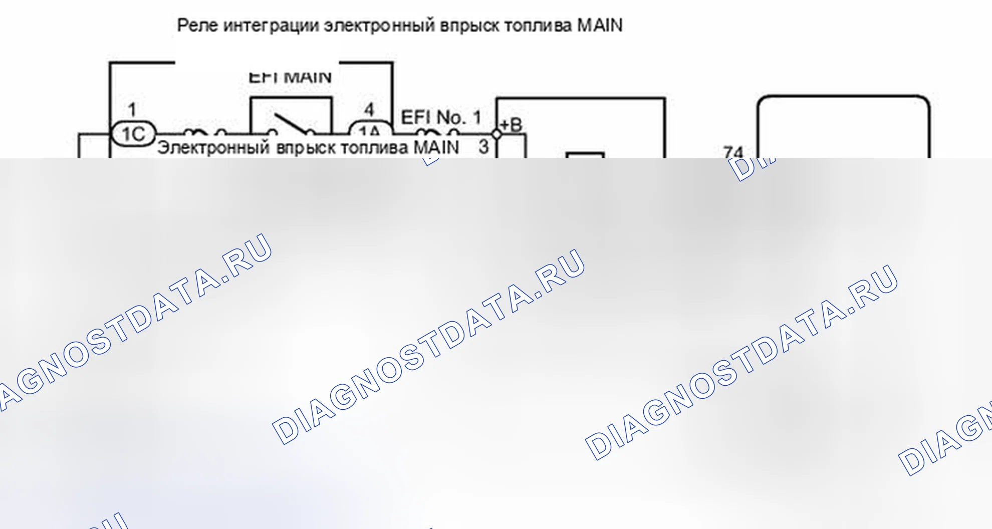 Рис. 536: электросхема. Toyota RAV4 III рестайлинг