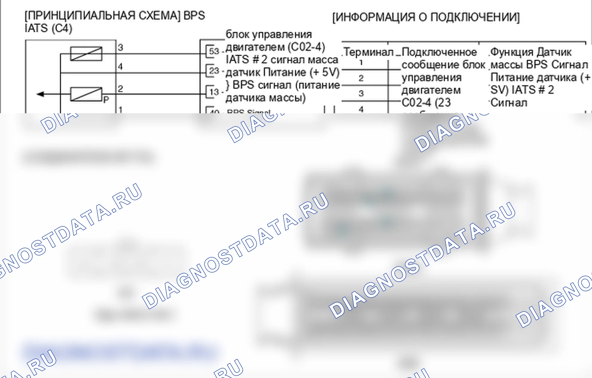 Фрагмент электросхемы: P0642. Kia Sorento BL