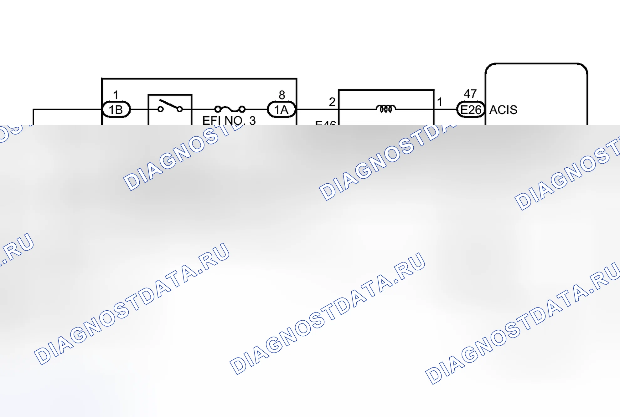 Рис. 382: электросхема. Toyota Camry XV50