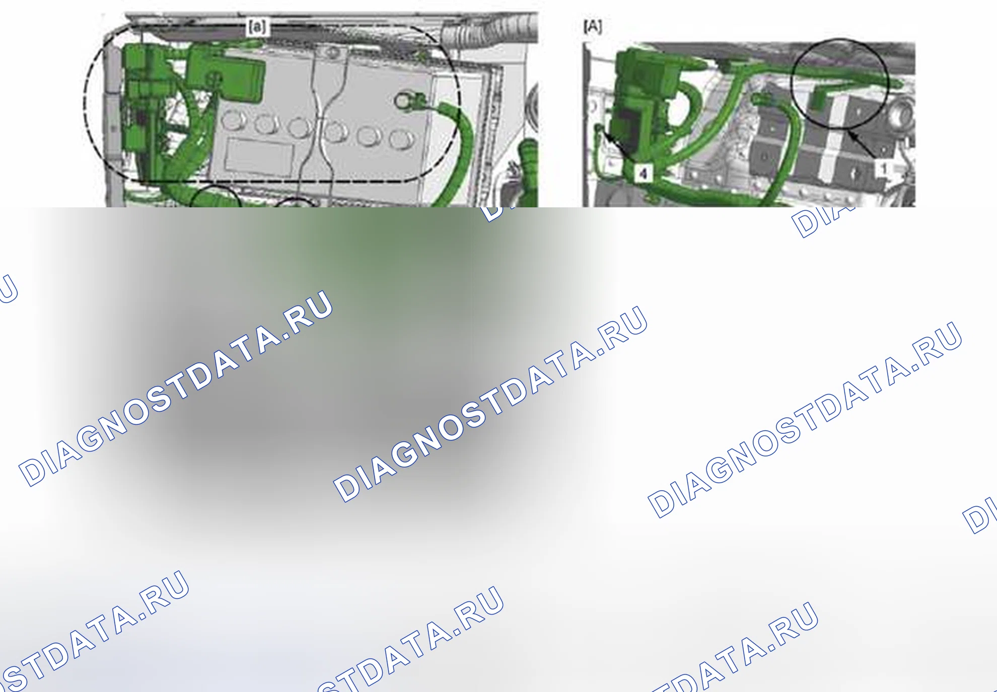 Рис. 125: Вокруг батареи. Suzuki Grand Vitara II рестайлинг 2