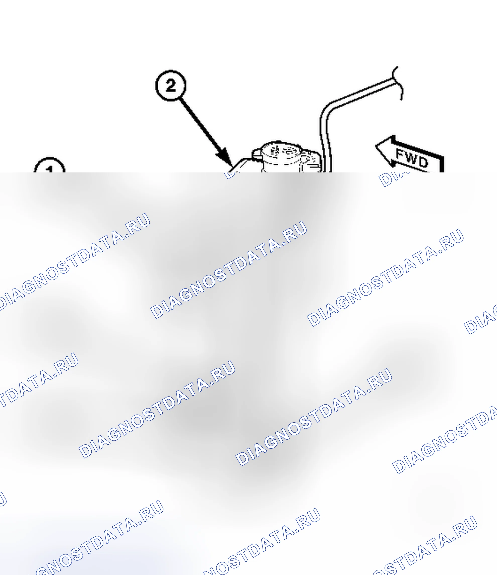 Рис. 6: СИГНАЛИЗАТОР УРОВНЯ ПРОМЫВОЧНОЙ ЖИДКОСТИ. Dodge Cab & Chassis R3500 HD transition