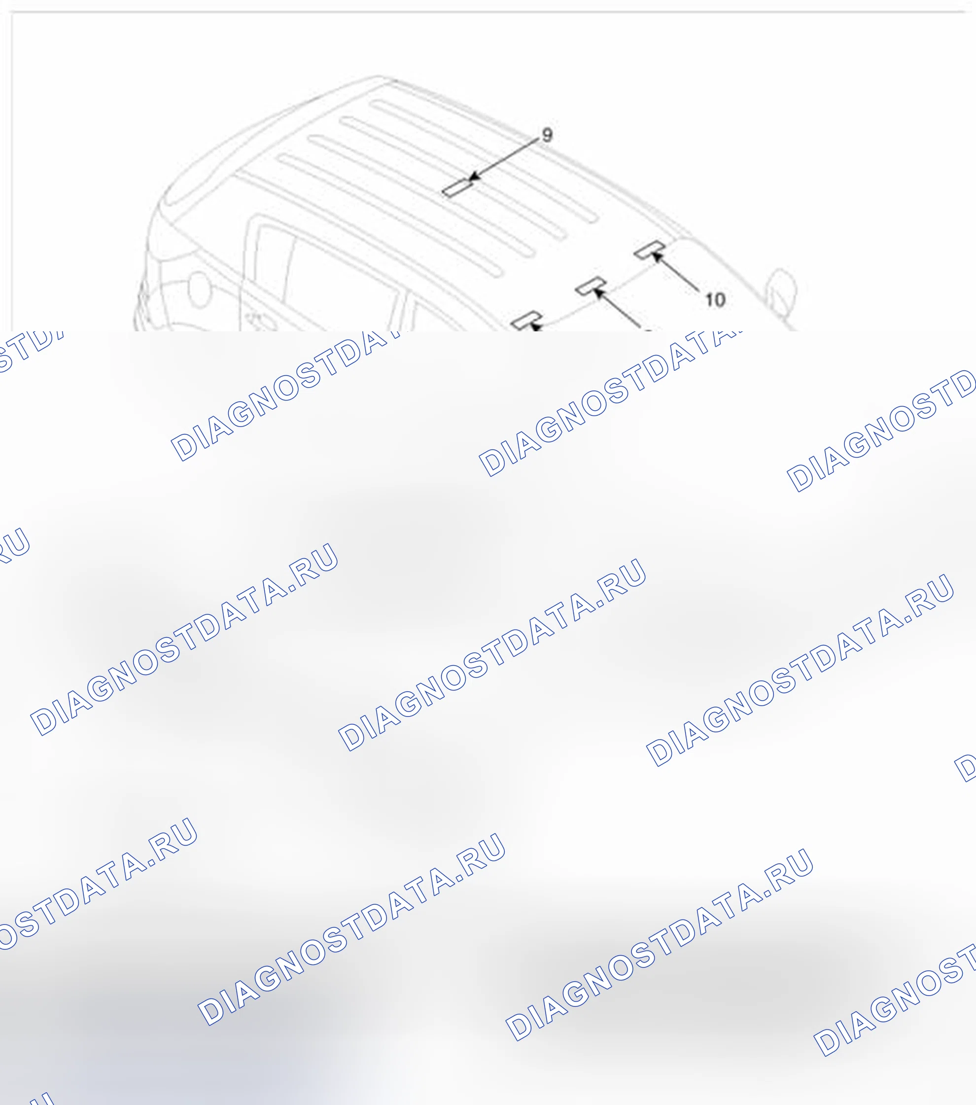 Рис. 1: Расположение компонентов (1). Haval Beast (Shenshou) I