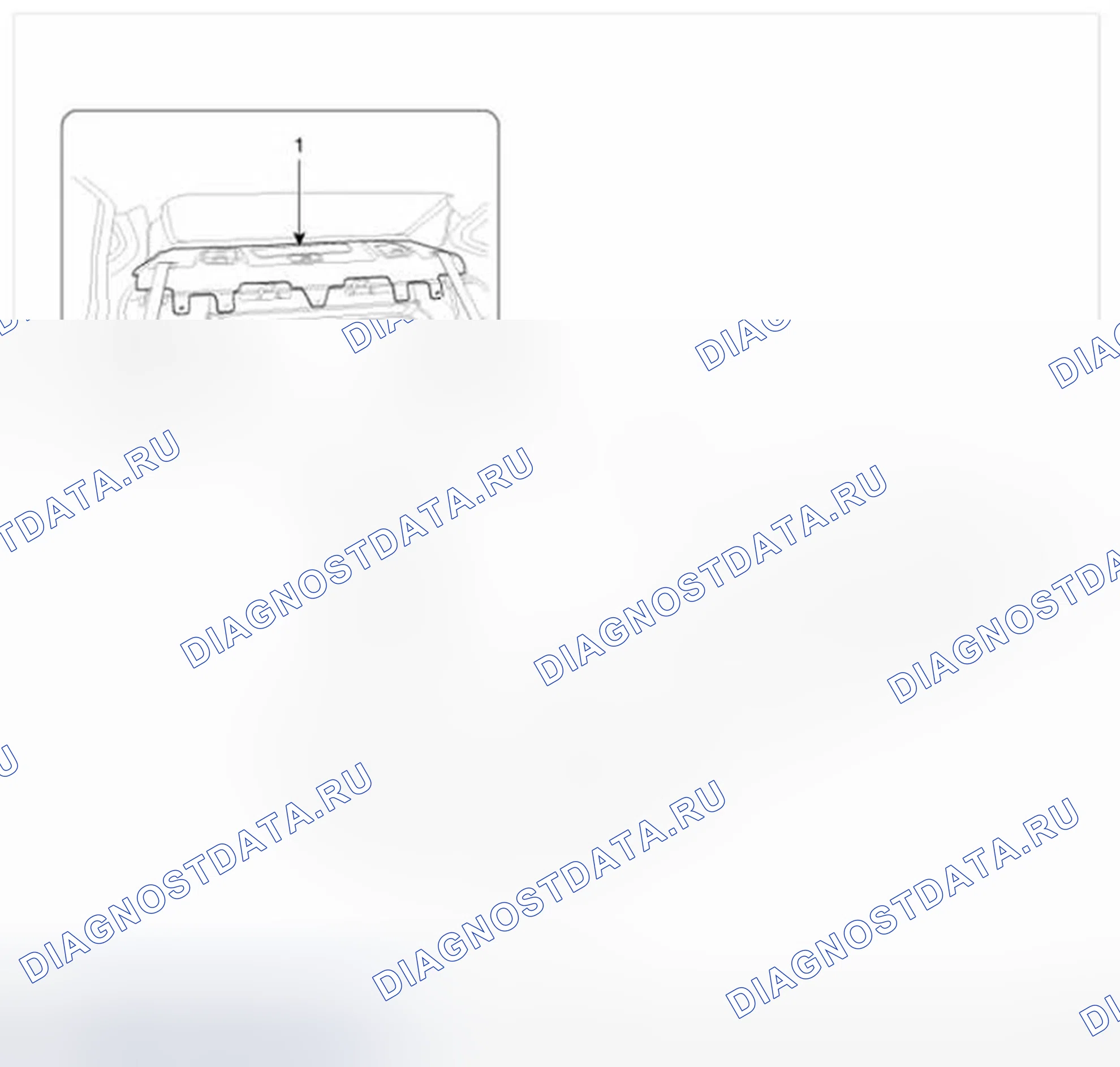 Рис. 17: Расположение компонентов. Hyundai Azera II