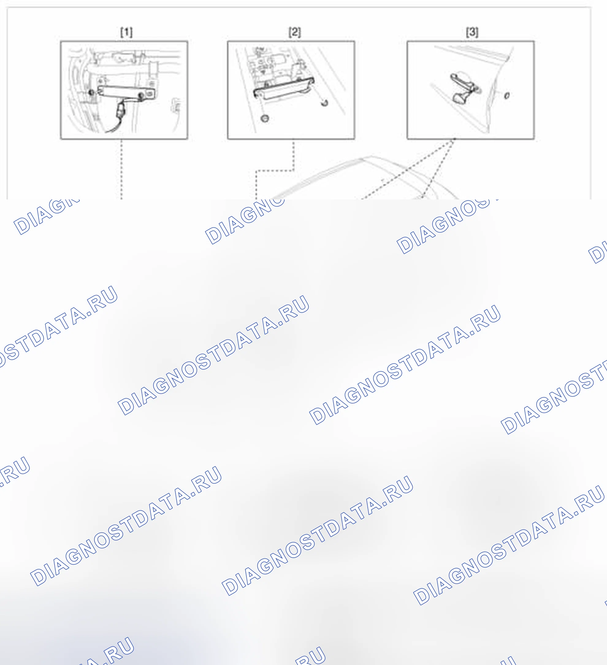 Рис. 86: Расположение компонентов (1). BMW 6 серия F06/F13/F12
